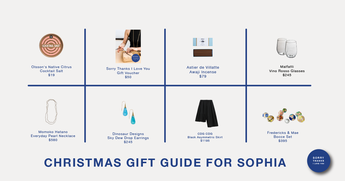 Sophia's Christmas Gift Guide