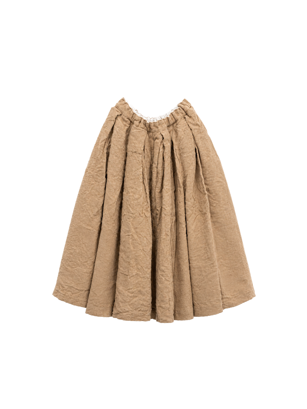 Comme Des Garçons Ecru Jute Runway Skirt