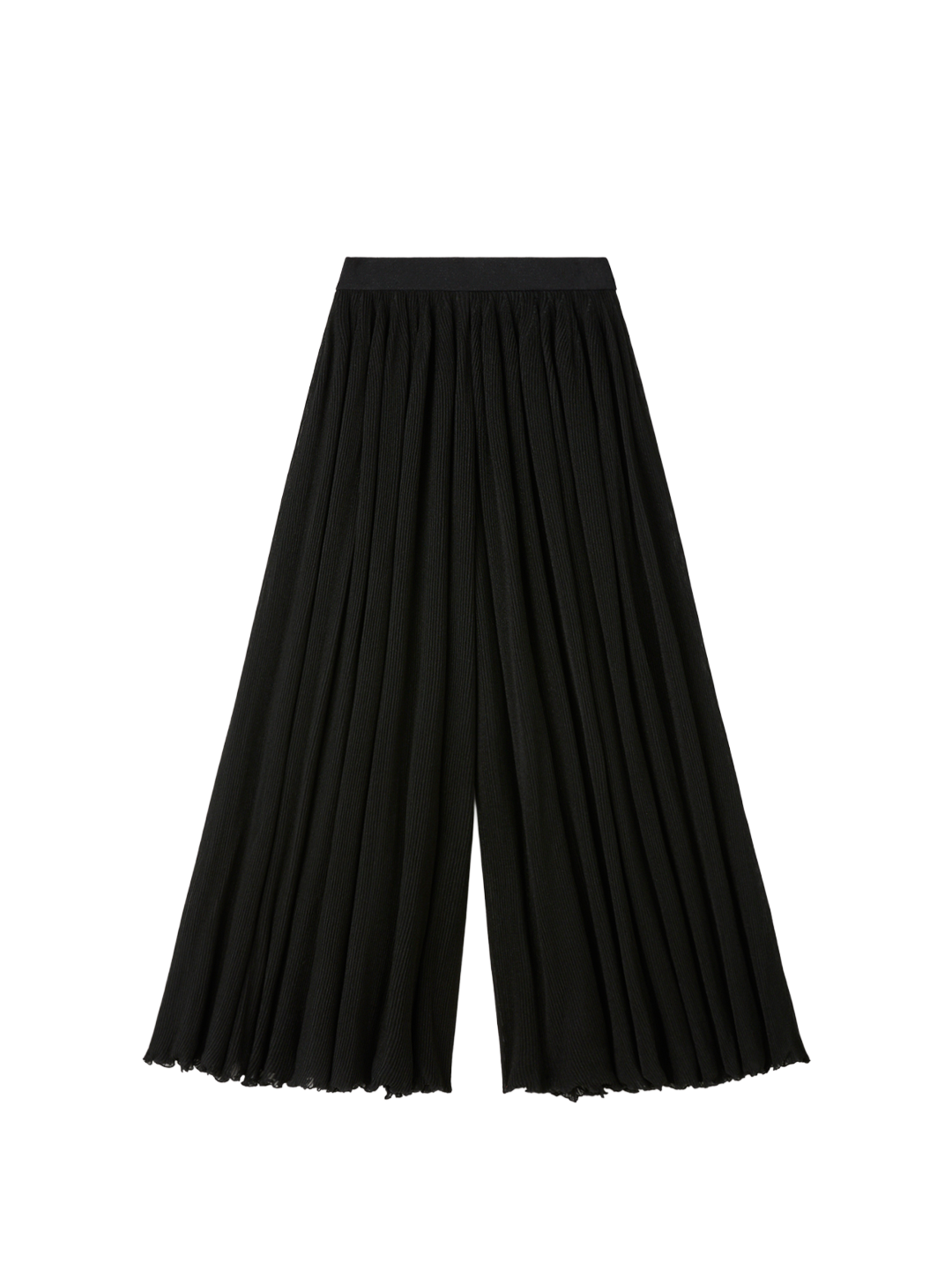 CFCL Black Hypha Lucent Glitter Flare Pants