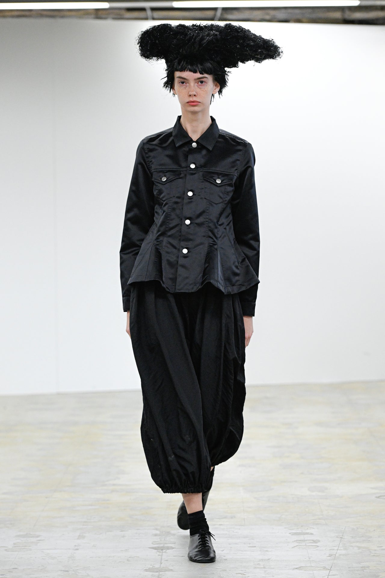 CDG CDG Black Runway Balloon Pants