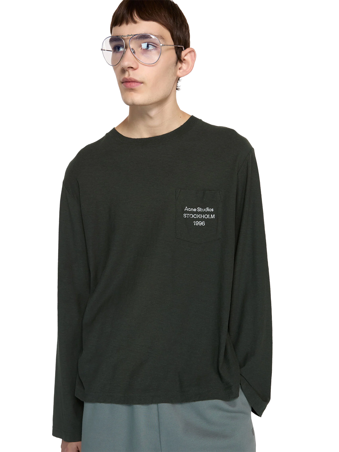 Acne Studios Faded Black Logo Tshirt