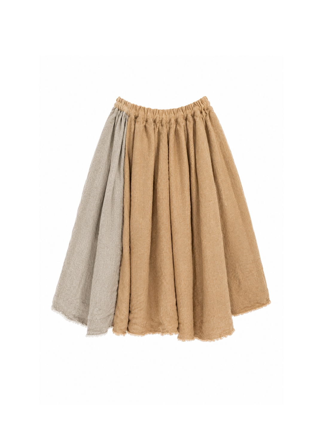 Comme Des Garçons Ecru Beige Runway Skirt