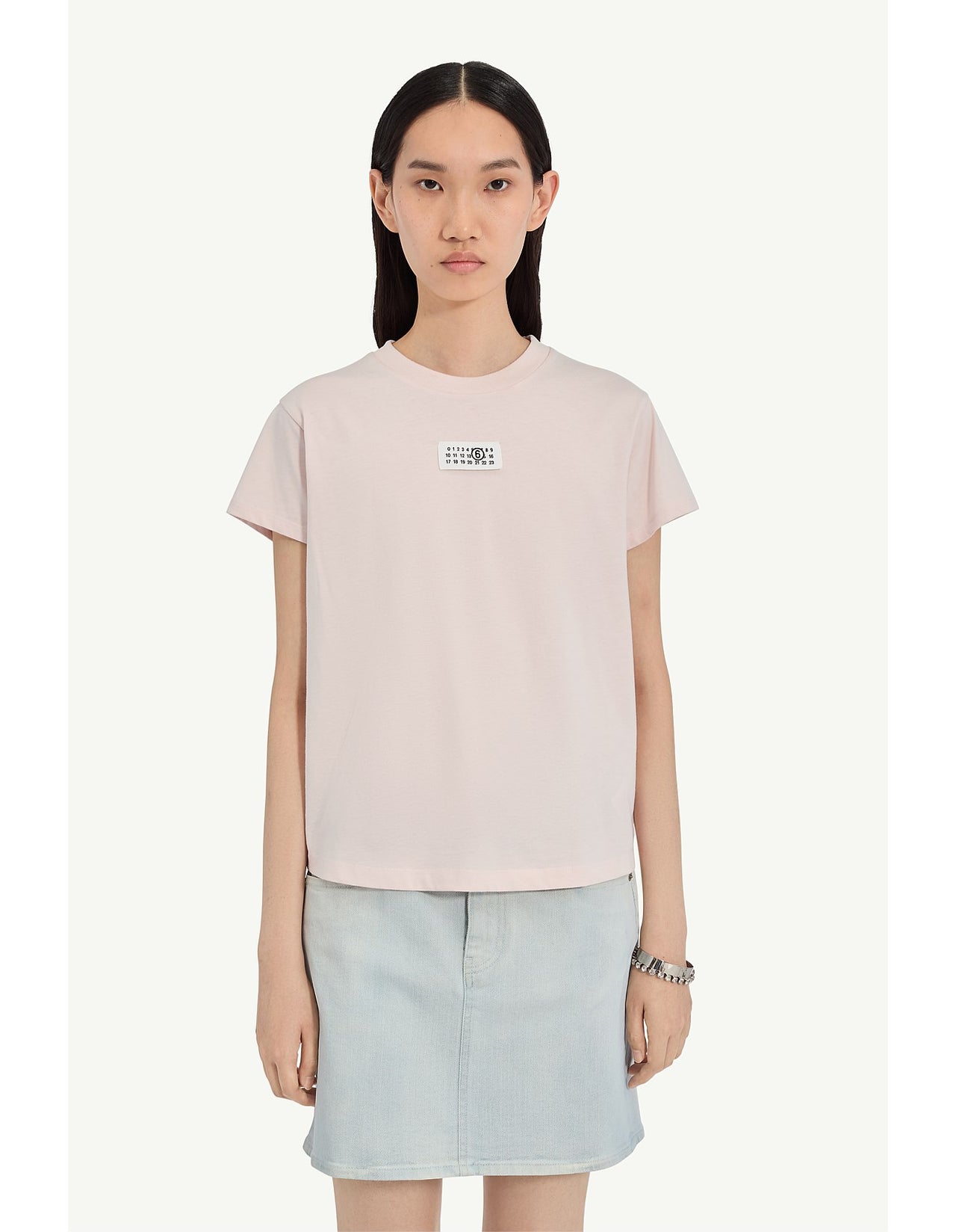 MM6 Baby Pink Logo Tshirt