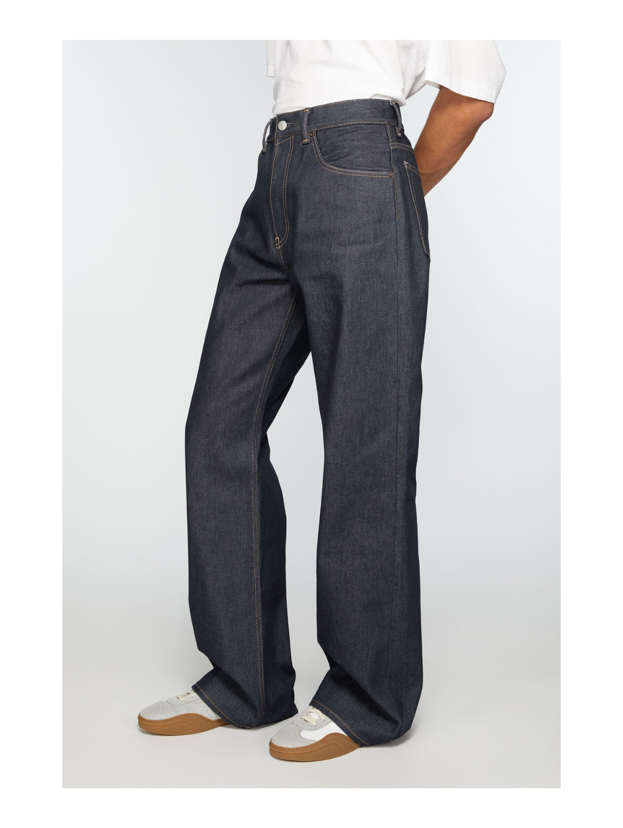 Acne Studios Indigo Blue Regular Fit Jeans 2021M