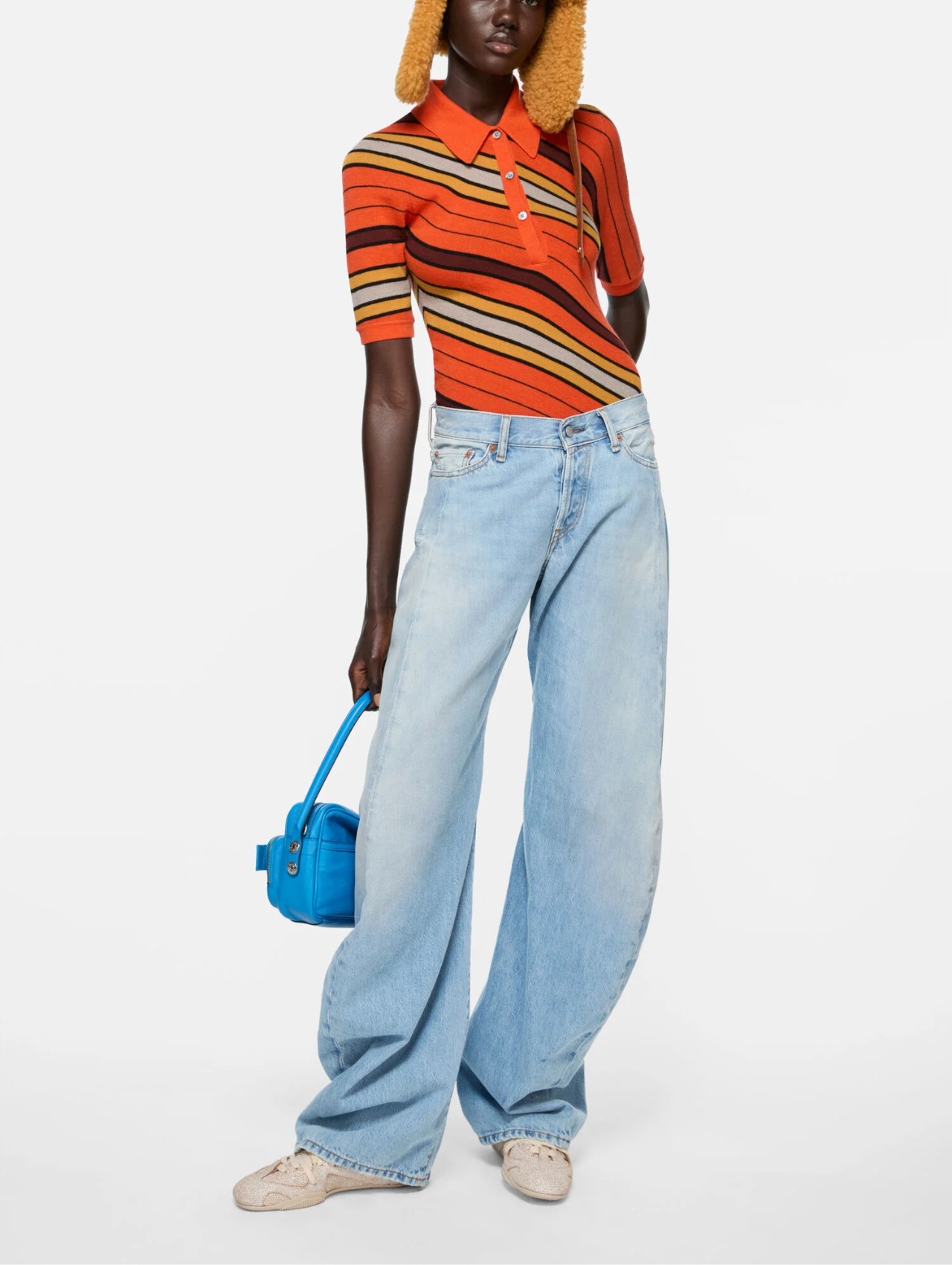 Acne Studios Light Blue Loose Fit Jeans 2006F