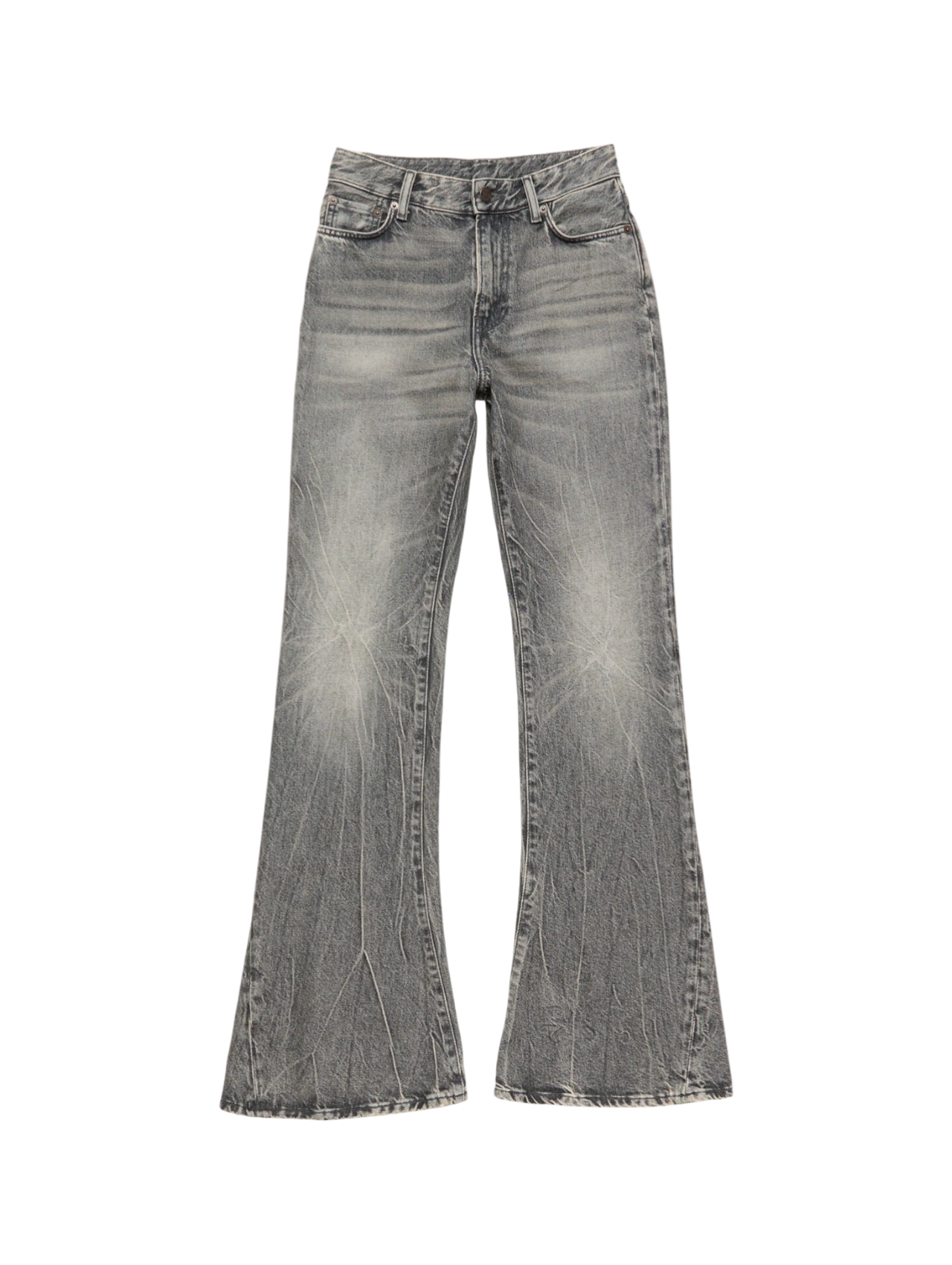 Acne Studios Washed Black Fitted Jeans 2025F