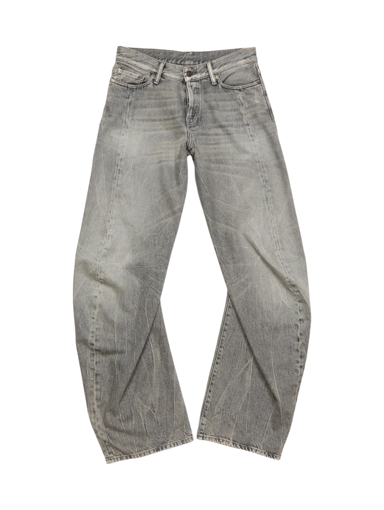 Acne Studios Washed Black Loose Fit Jeans 2006F