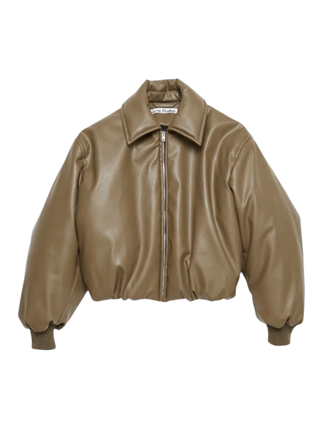 Acne Studios Khaki Coated Bomber Jacket