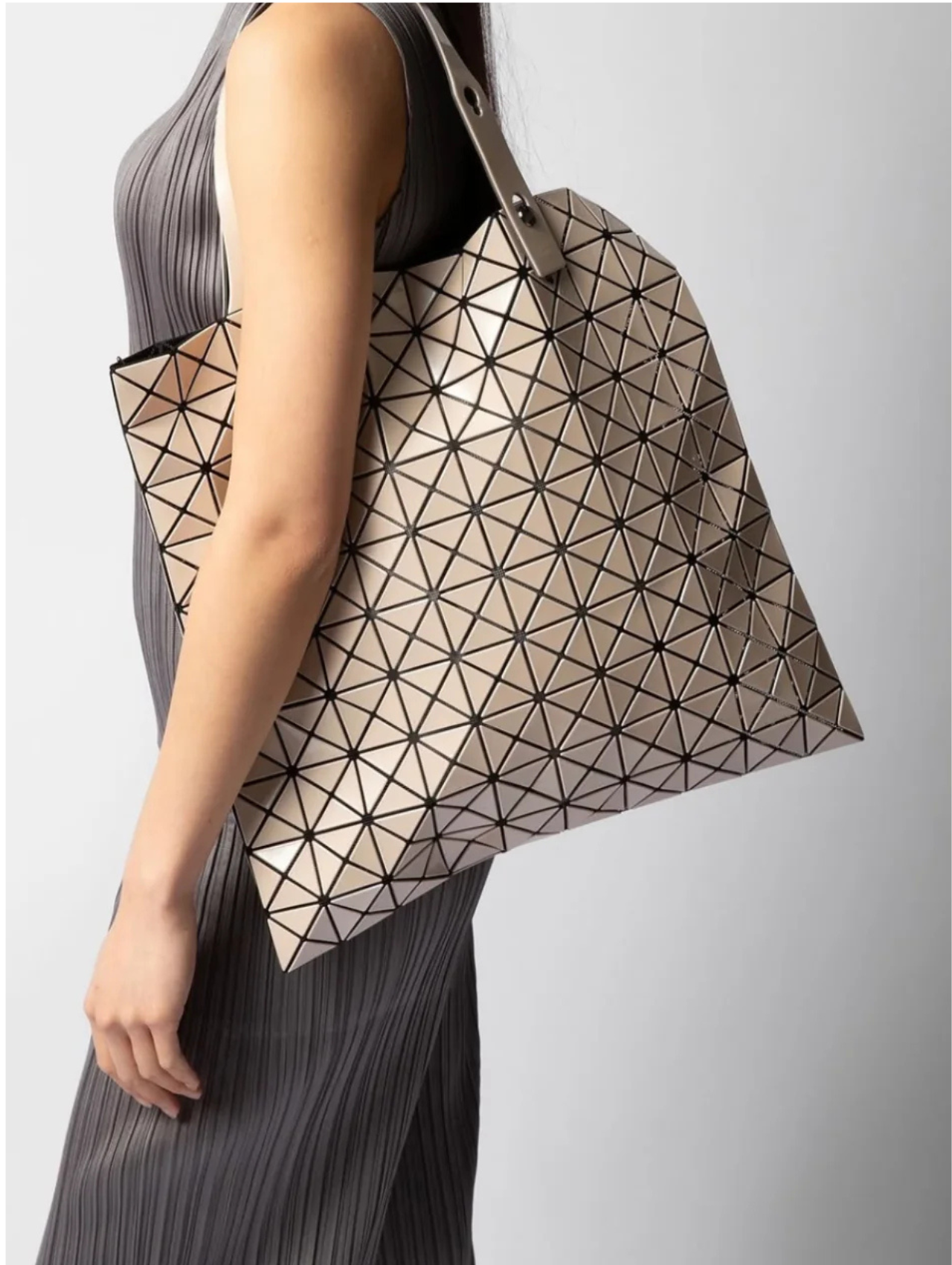 Bao Bao Issey Miyake Beige Prism Tote