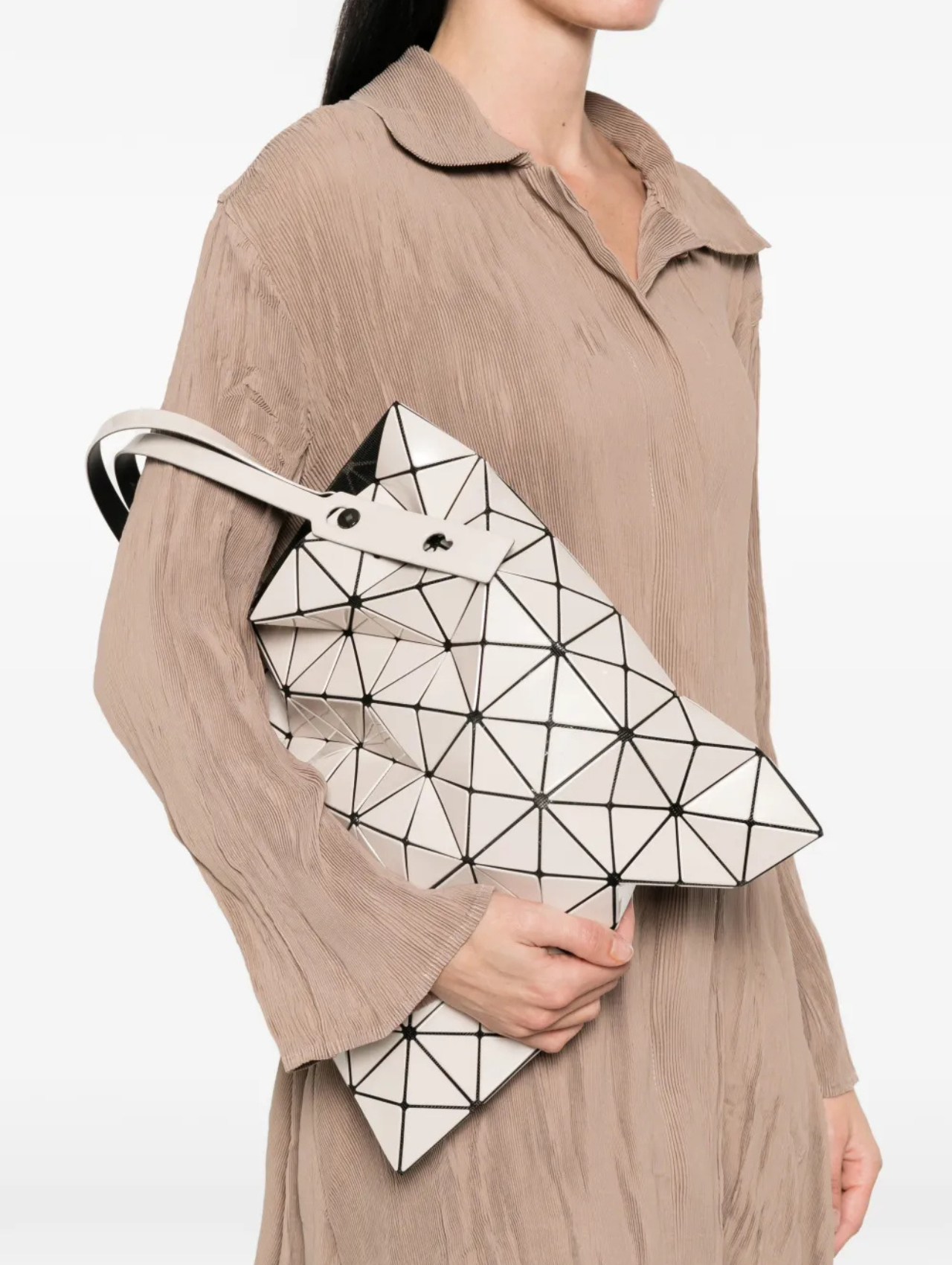 Bao Bao Issey Miyake Beige Lucent Basic Tote
