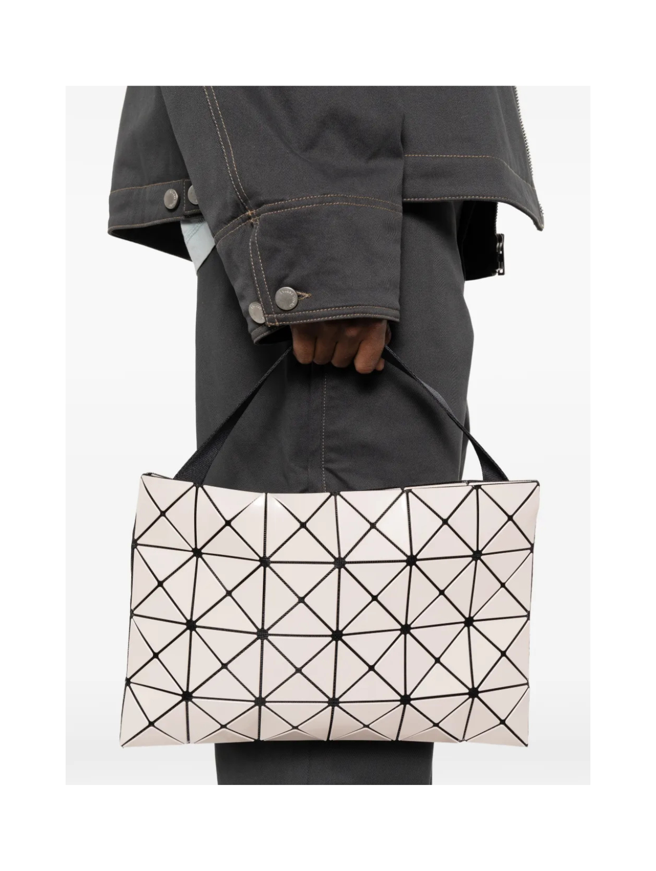 Bao Bao Issey Miyake Beige Lucent Shoulder Bag