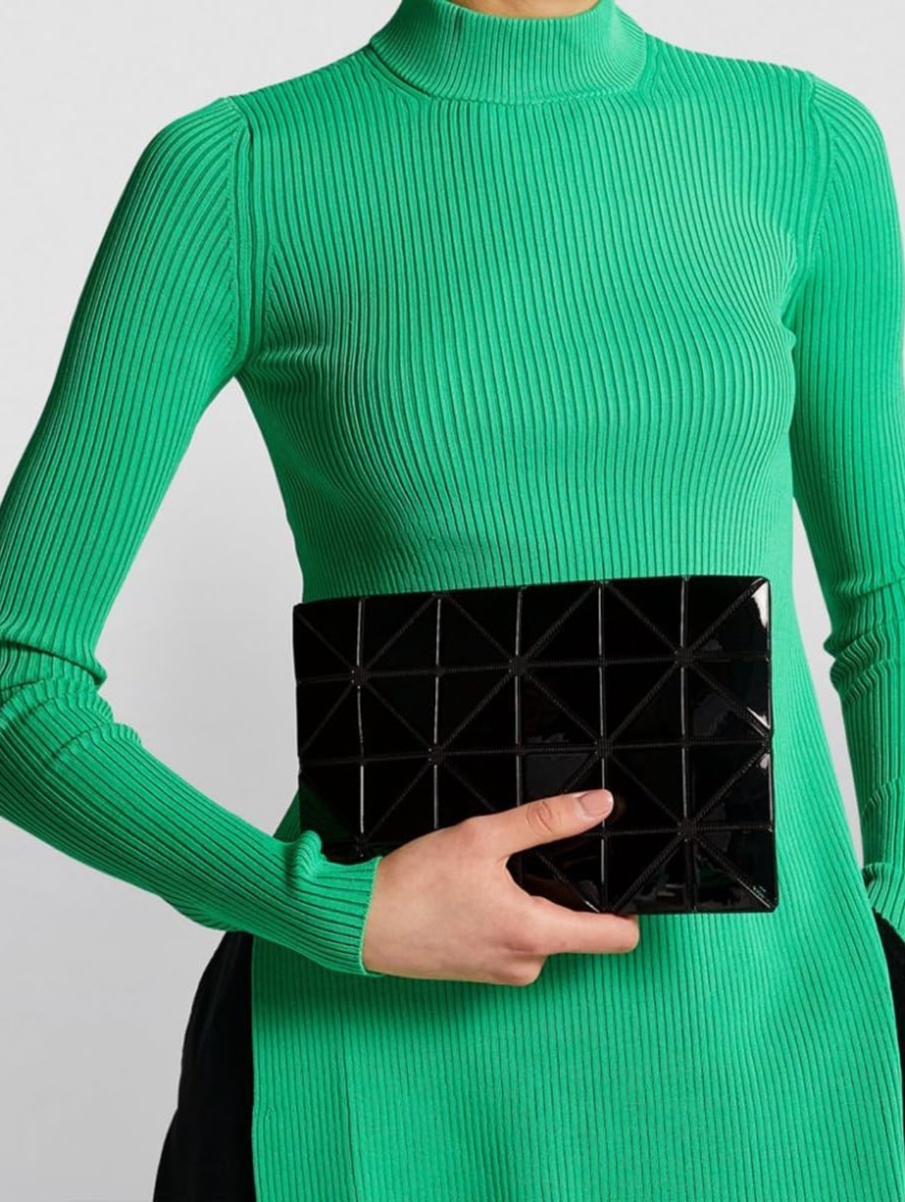 Bao Bao Issey Miyake Black Lucent Pouch