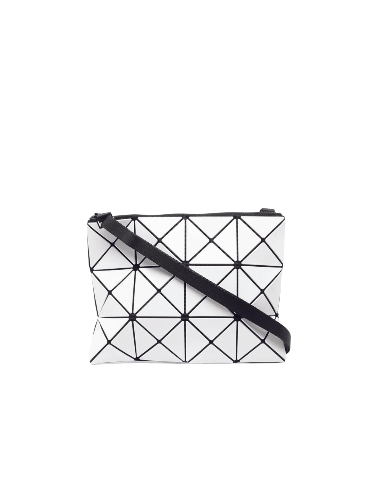 Bao Bao Issey Miyake White Crossbody Shoulder Bag