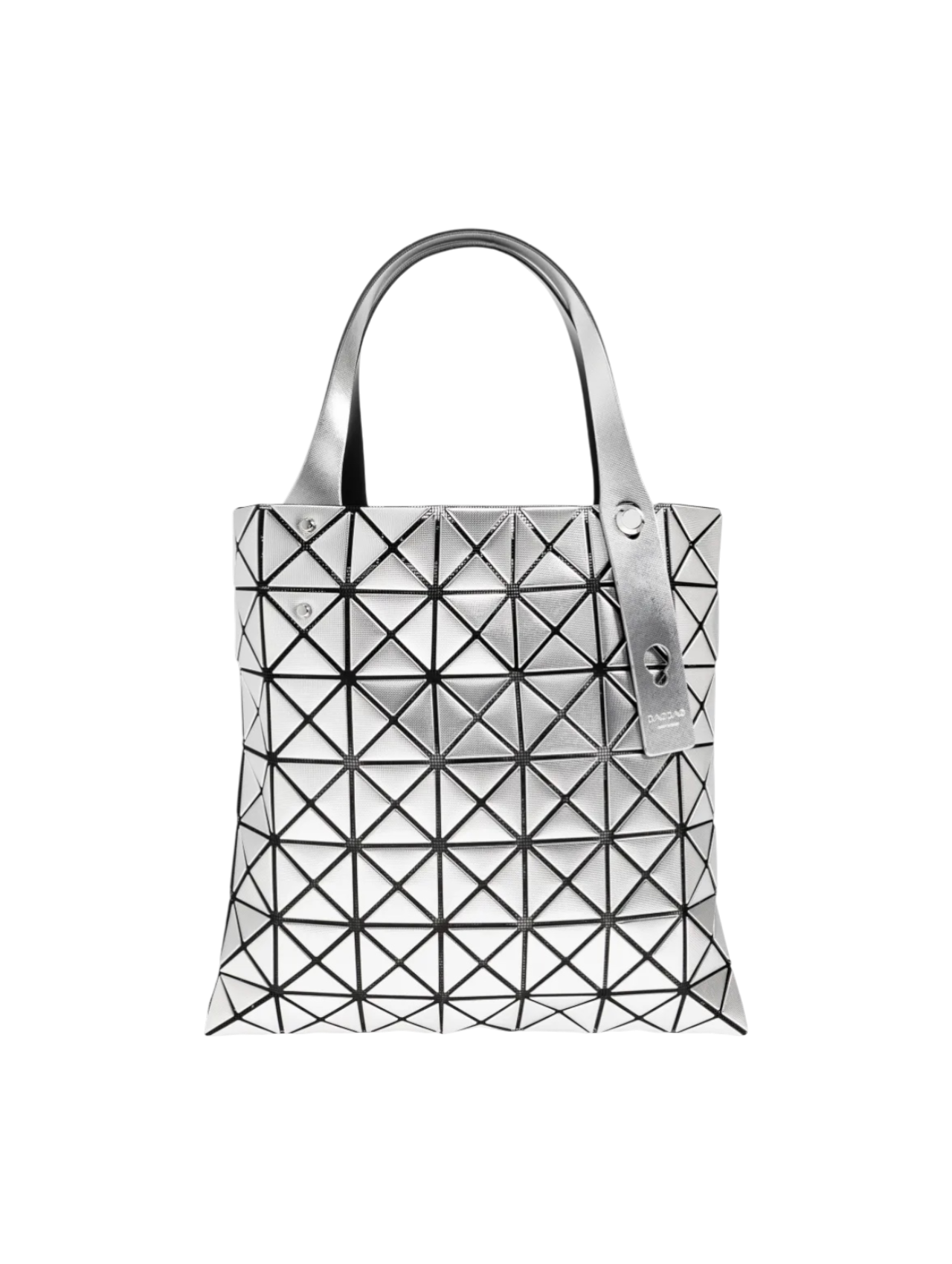 Bao Bao Issey Miyake Silver Platinum Mini Prism Tote
