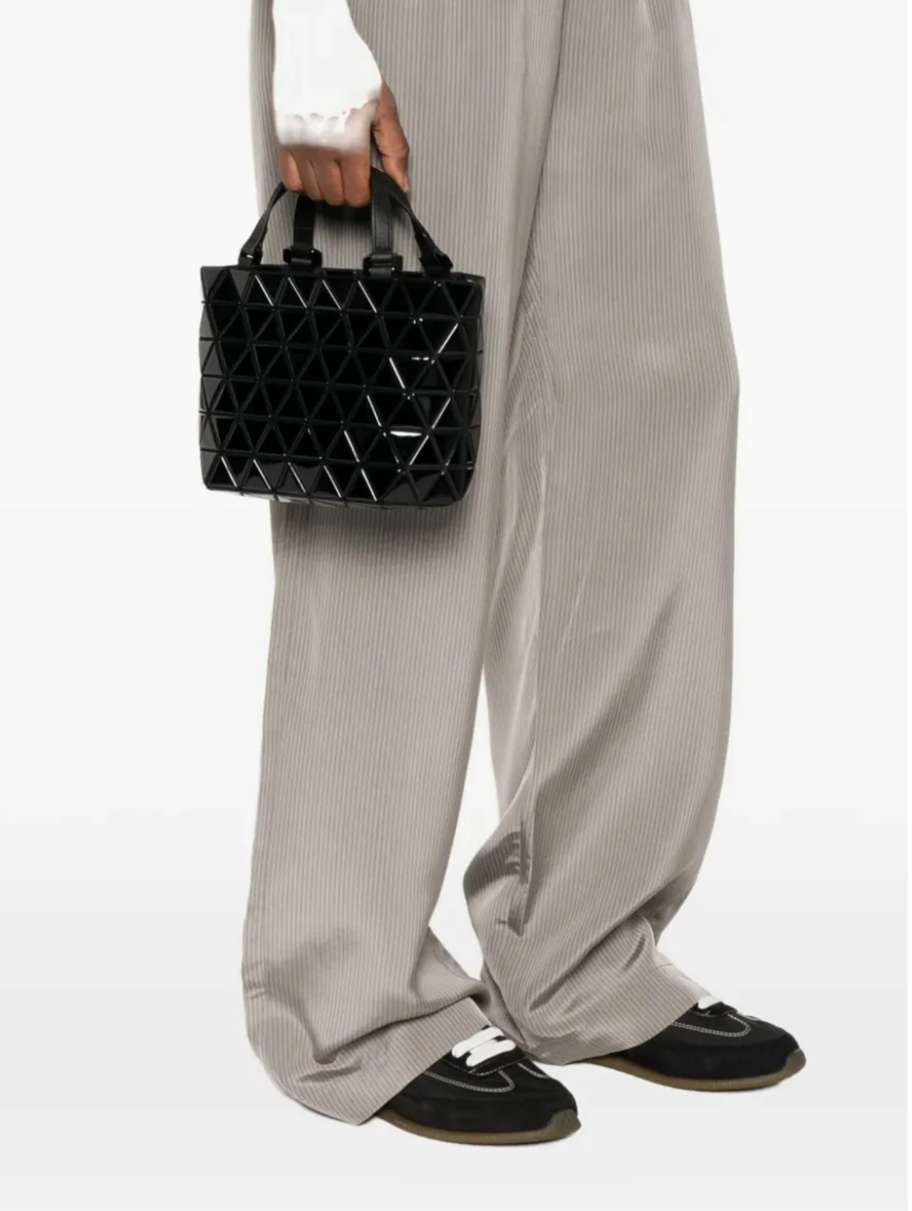 Bao Bao Issey Miyake Black Crystal Gloss Bag