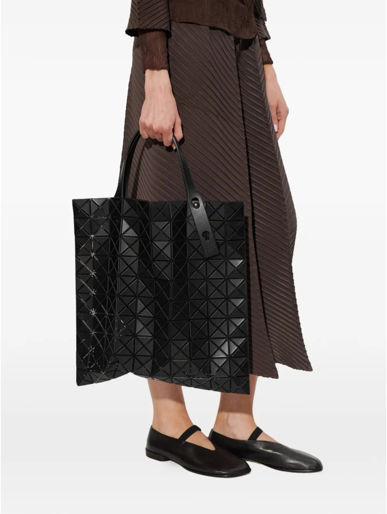 Bao Bao Issey Miyake Matte Black Prism Tote