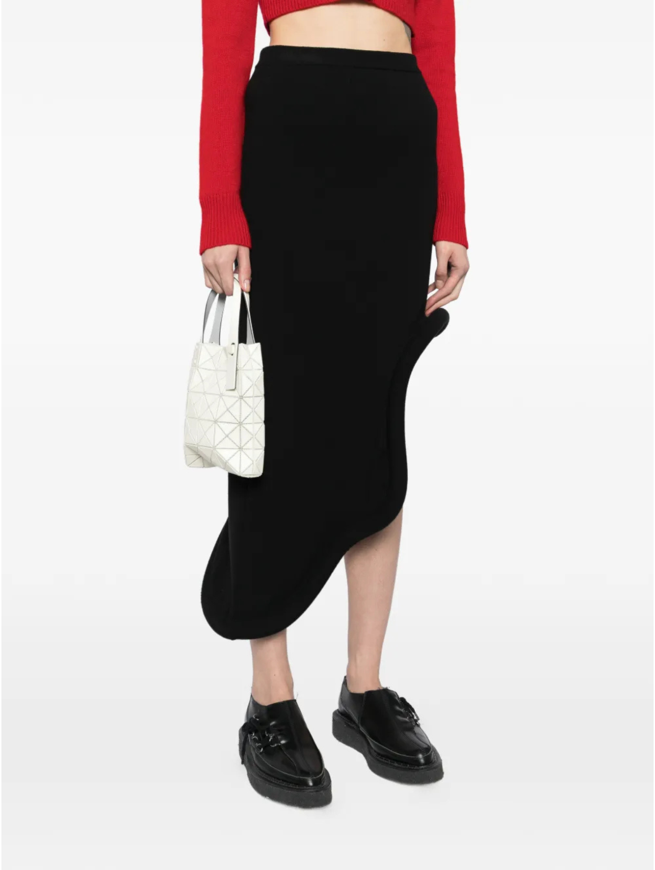 Bao Bao Issey Miyake Matte Cream Mini Prism Plus Tote