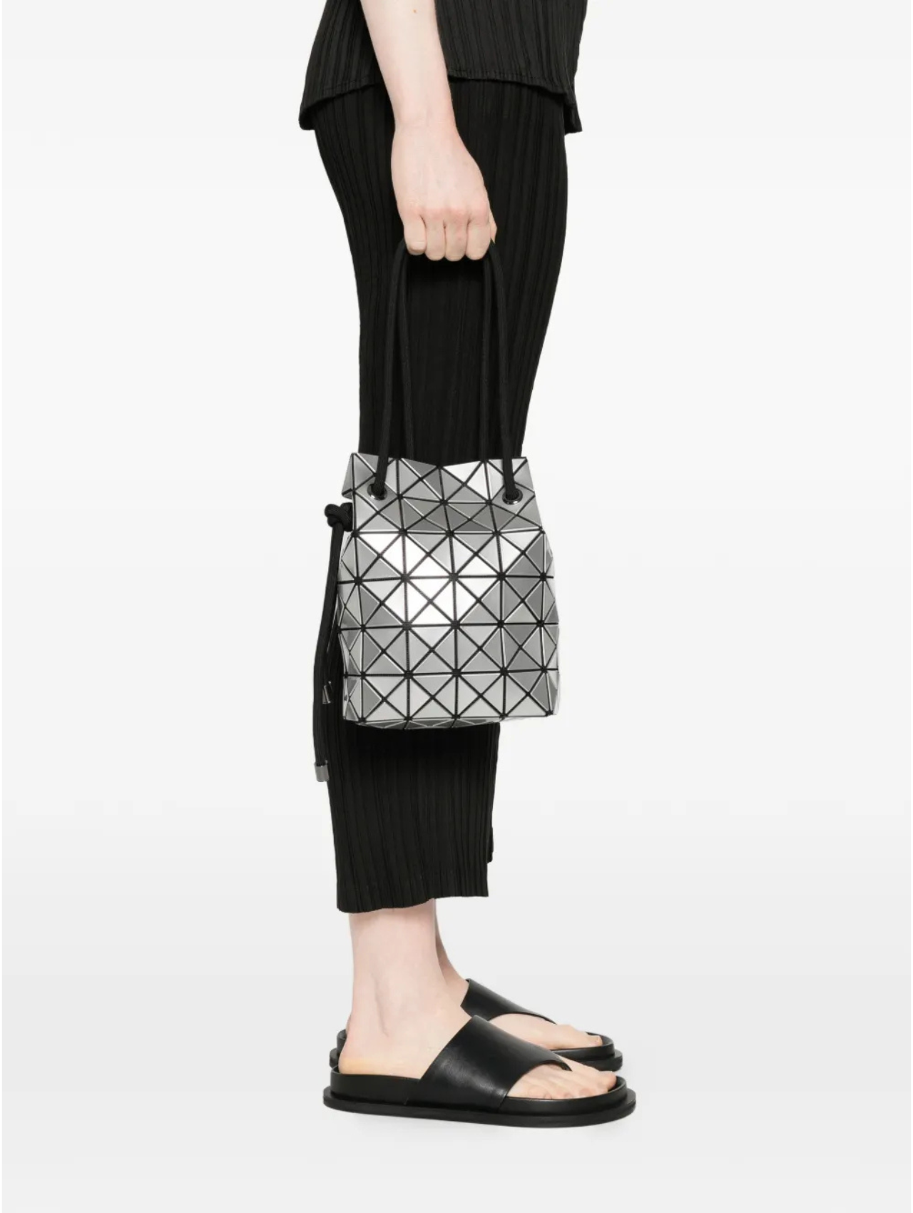 Bao Bao Issey Miyake Silver Wring Bag