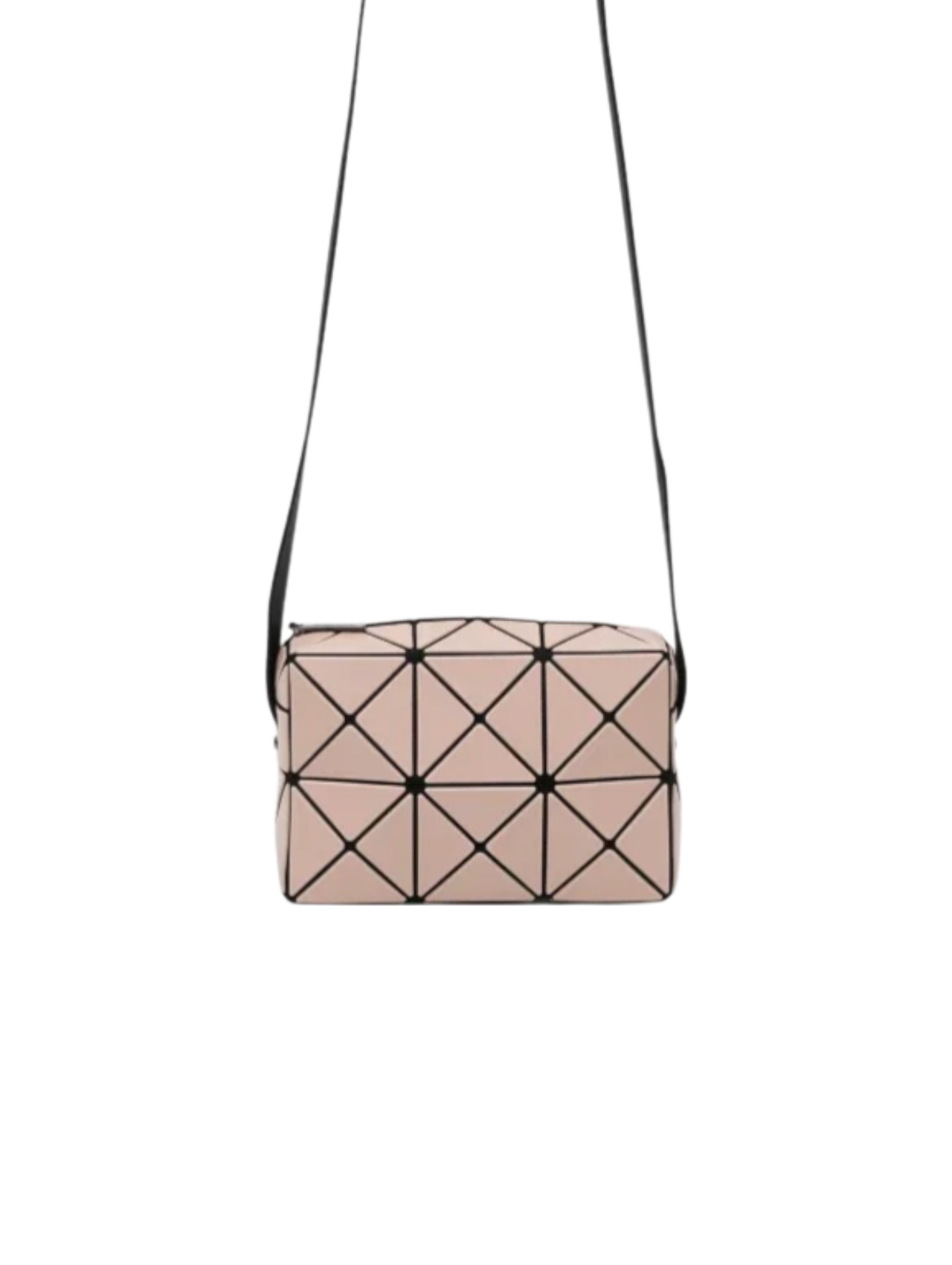 Bao Bao Issey Miyake Matte Brown Crossbody Cuboid