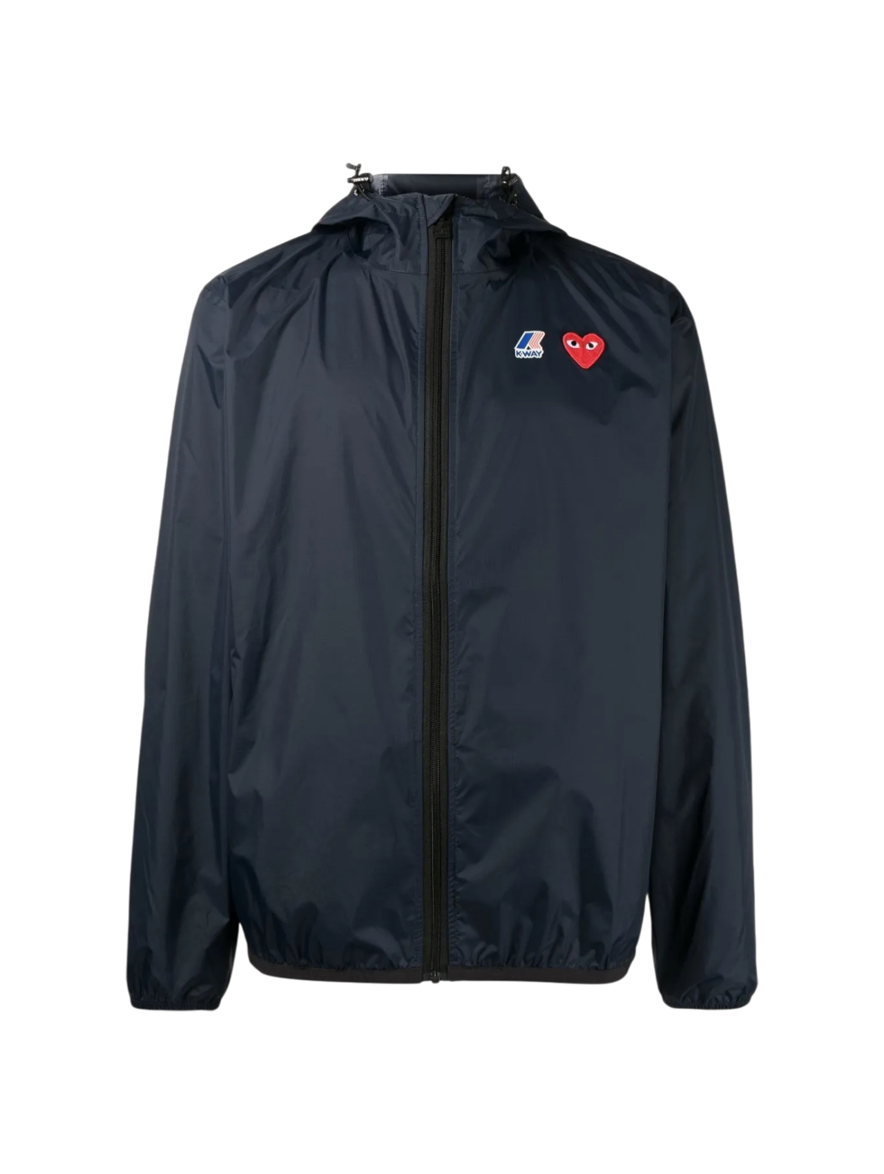 CDG Play x K-Way Navy Edition Jacket