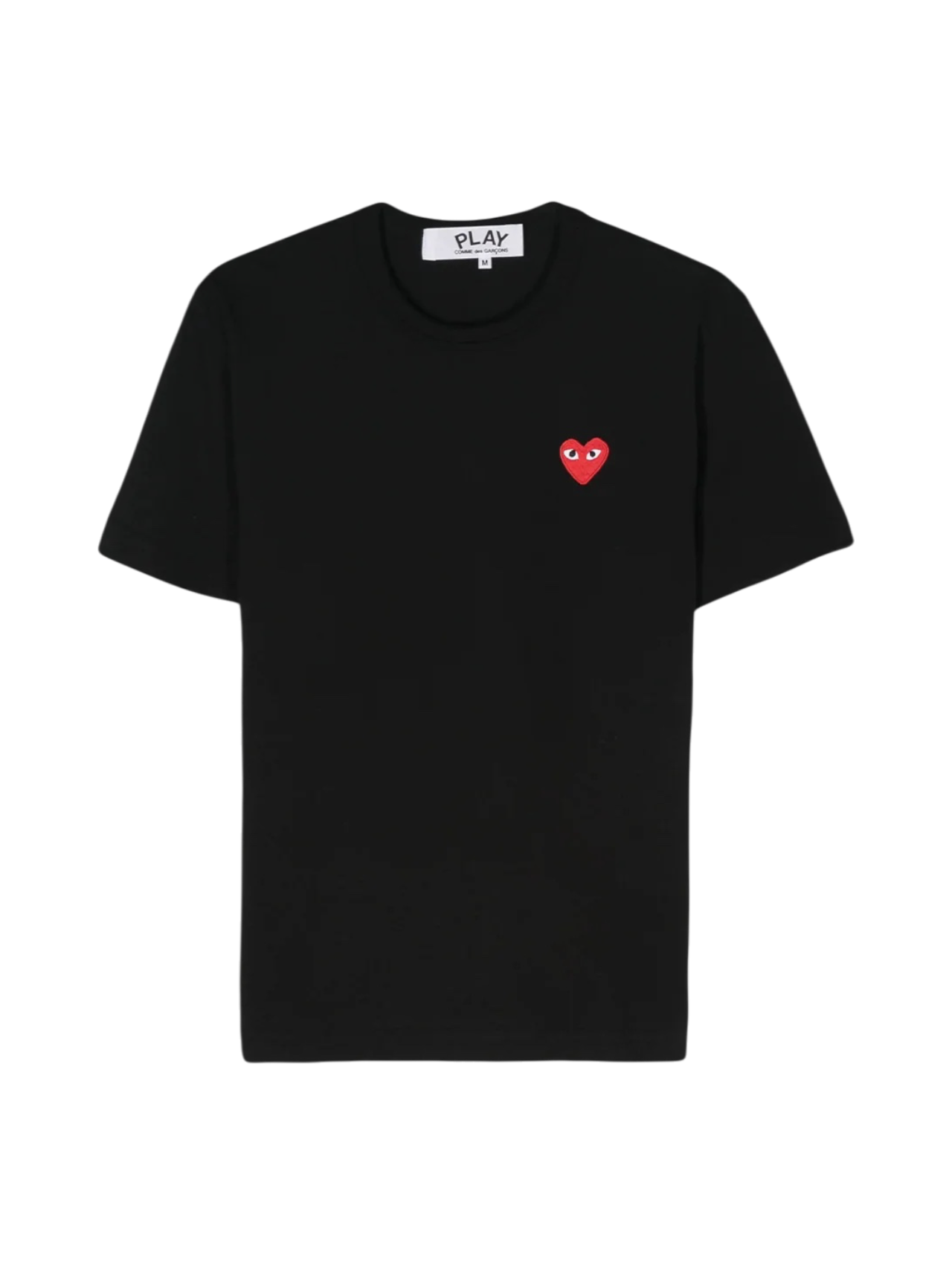 CDG PLAY Black Logo Patch T-Shirt