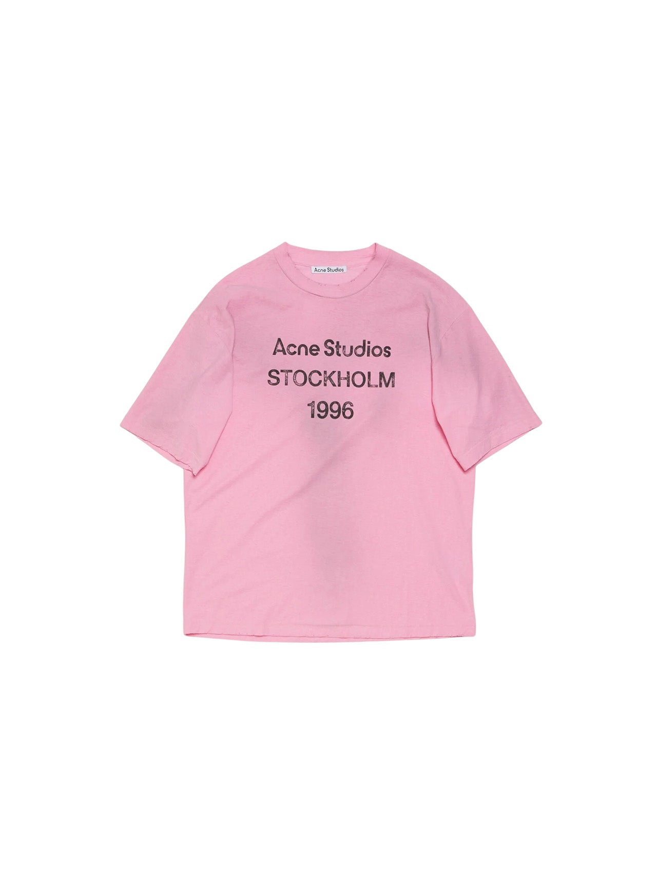 Acne Studios Cotton Candy Pink Logo T-Shirt