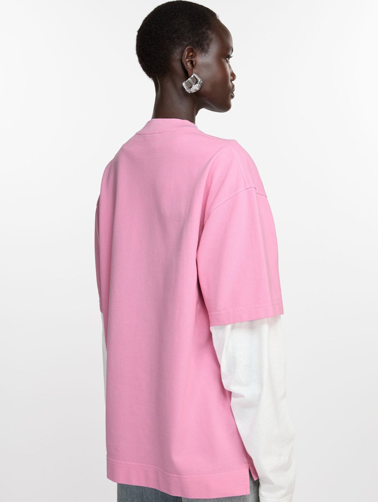 Acne Studios Bubble Pink Loose Fit T-Shirt