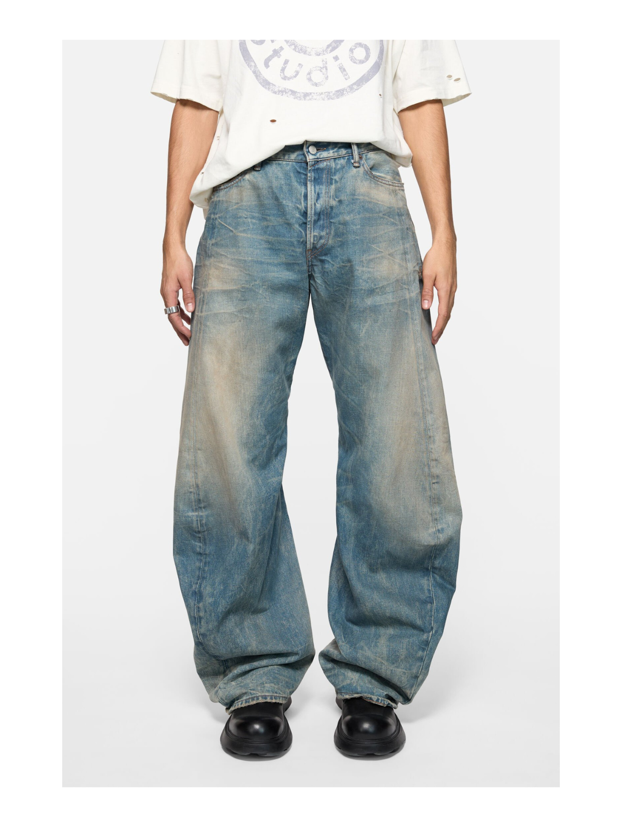 Acne Studios Mid Blue Loose Fit 2006M Jeans