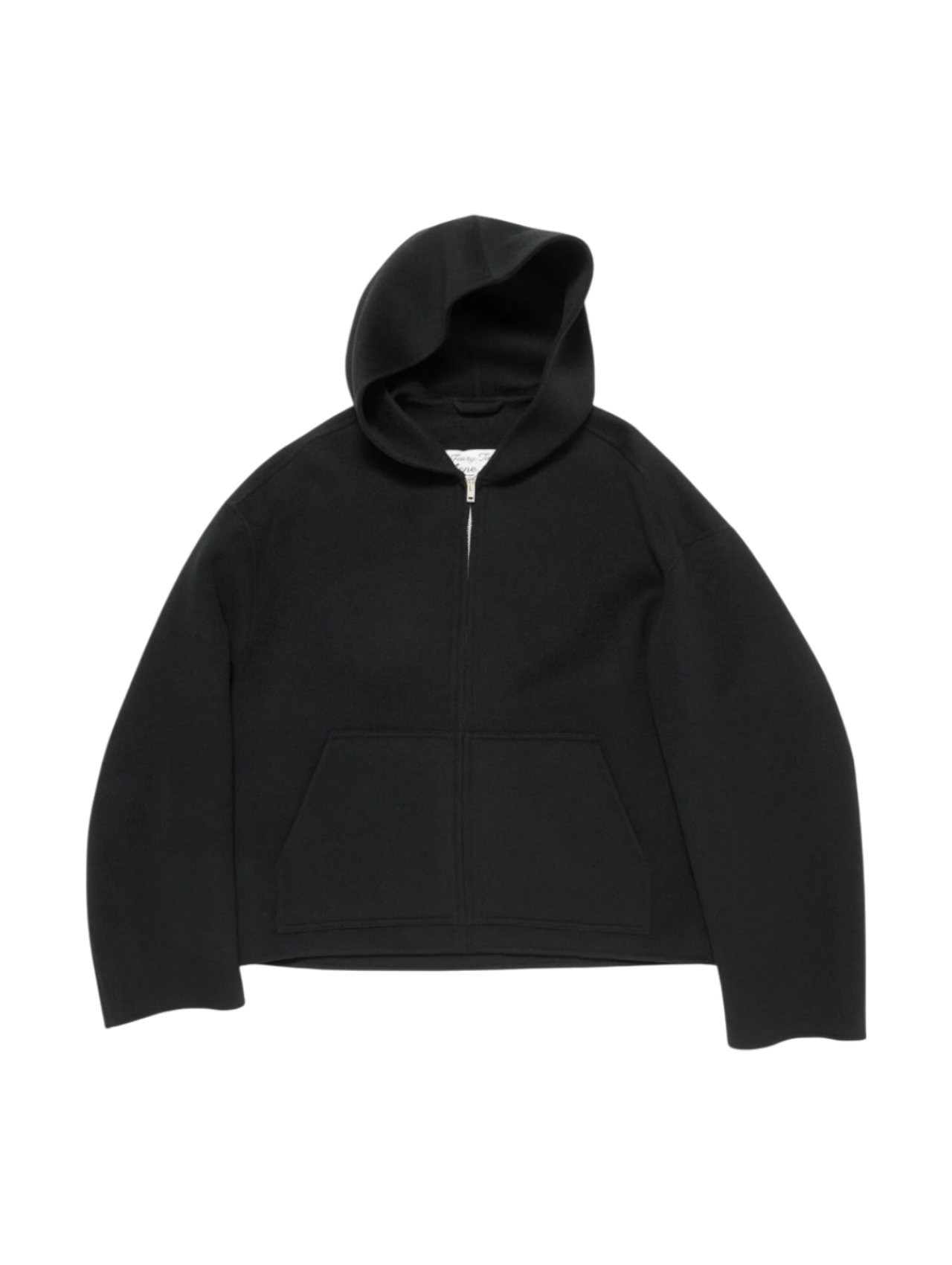 Acne Studios Black Cashmere Hooded Jacket