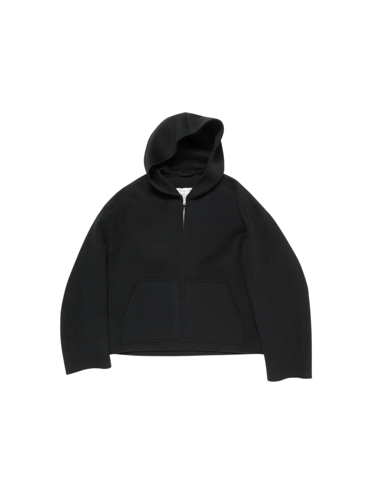 Acne Studios Black Cashmere Hooded Jacket