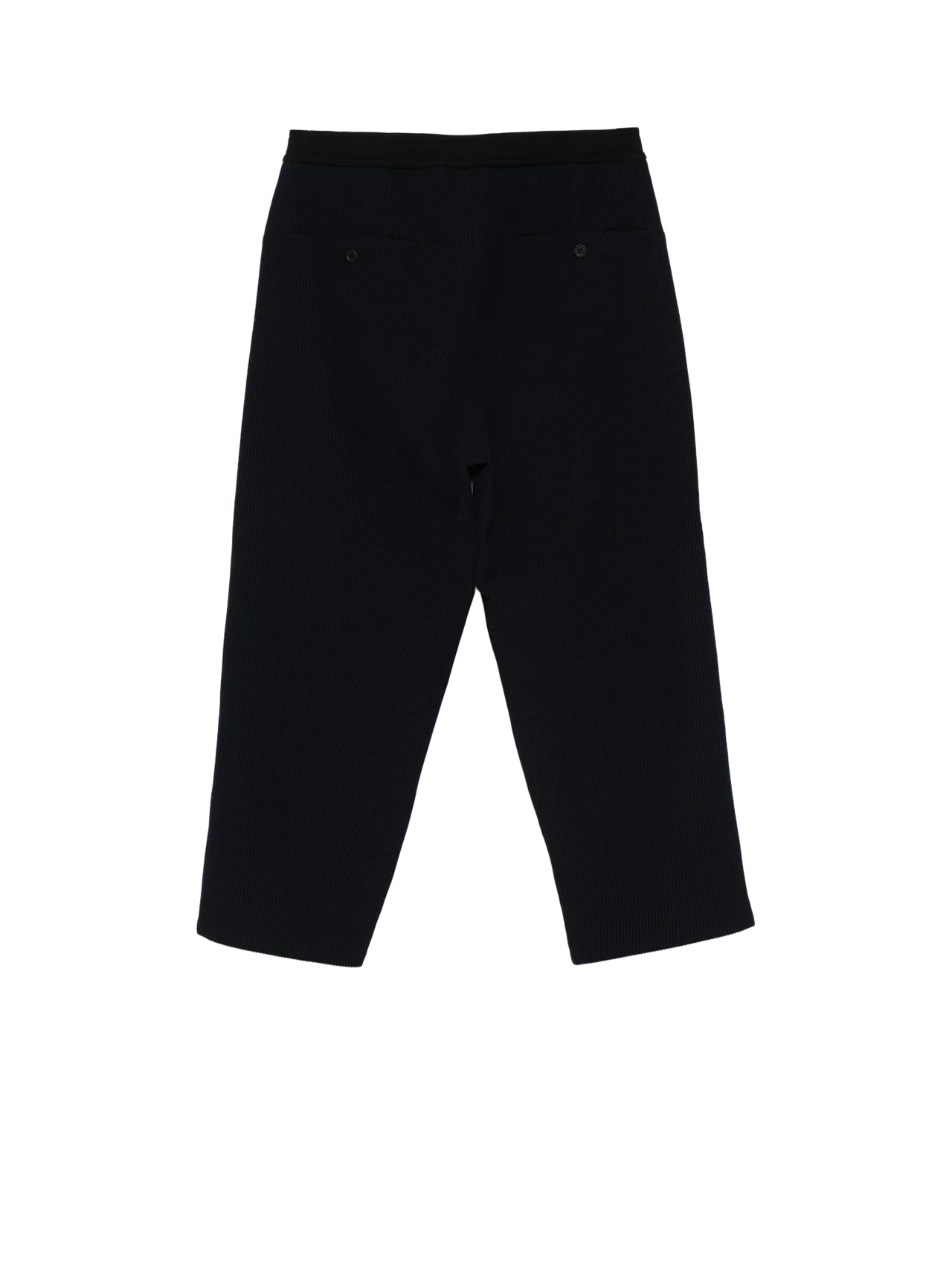 CFCL Black Soft Hypha Straight Pants