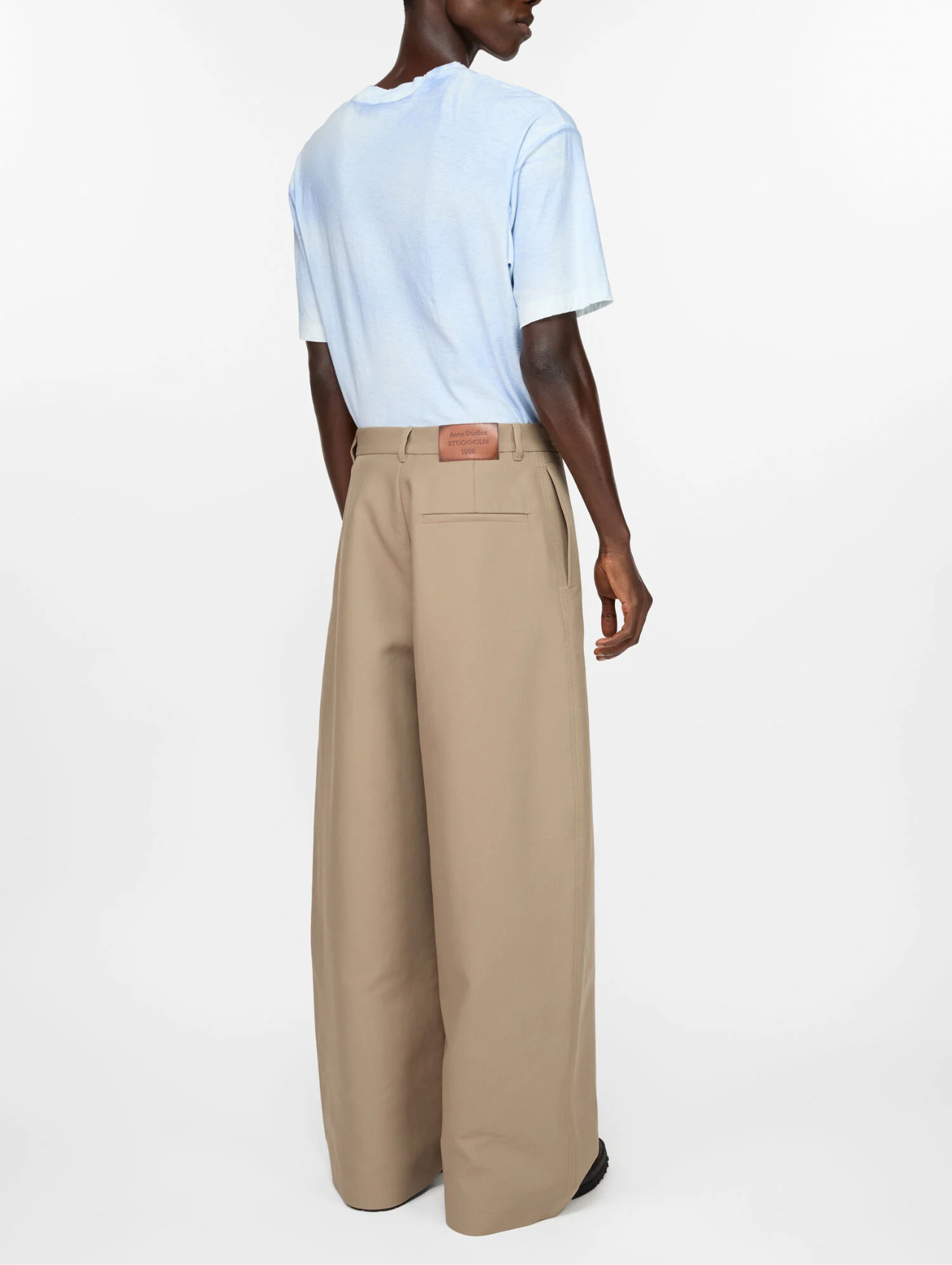 Acne Studios Khaki Beige Twill Trousers