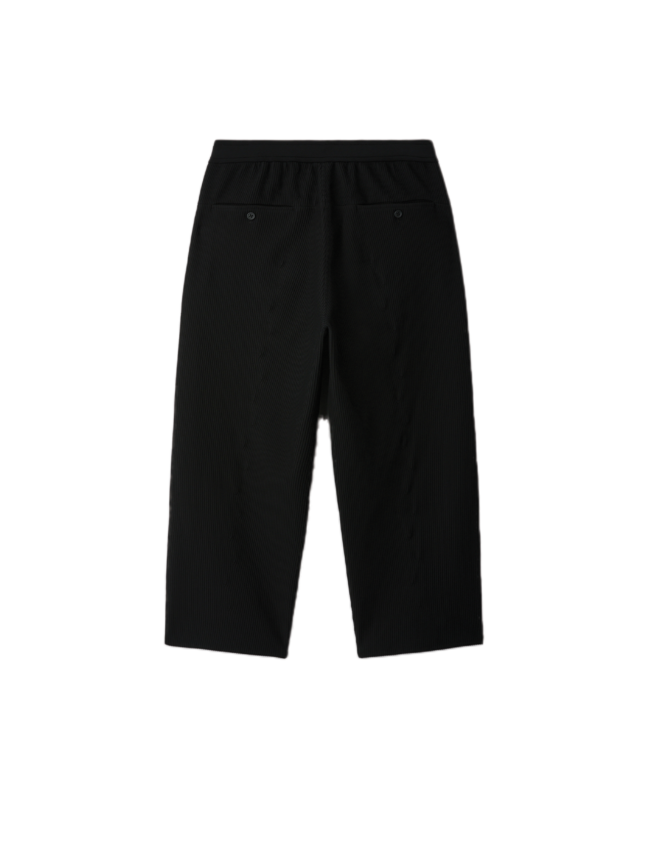 CFCL Black Soft Hypha Straight Pants
