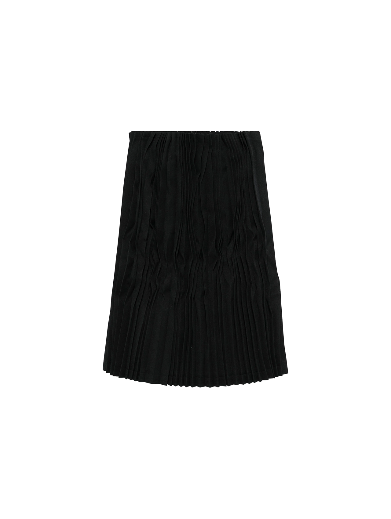 Comme Des Garçons Black Pleated Skirt
