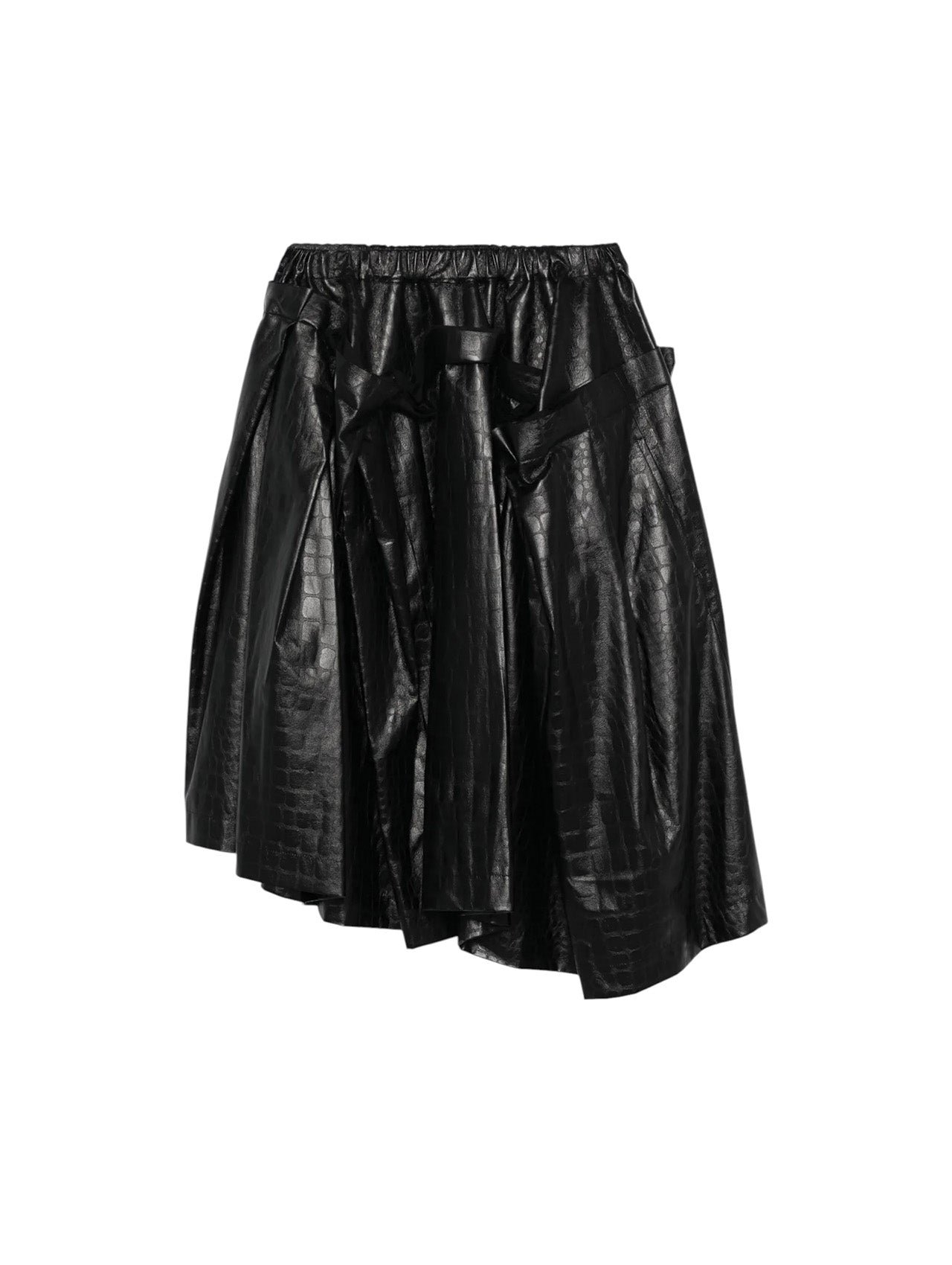 Comme Des Garçons Black Embossed Skirt