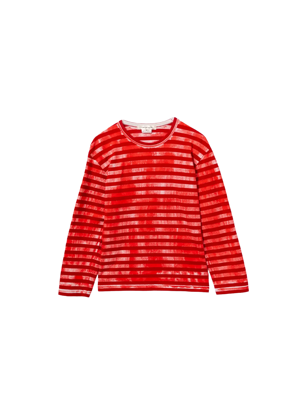 Comme Des Garçons Red Striped Tshirt