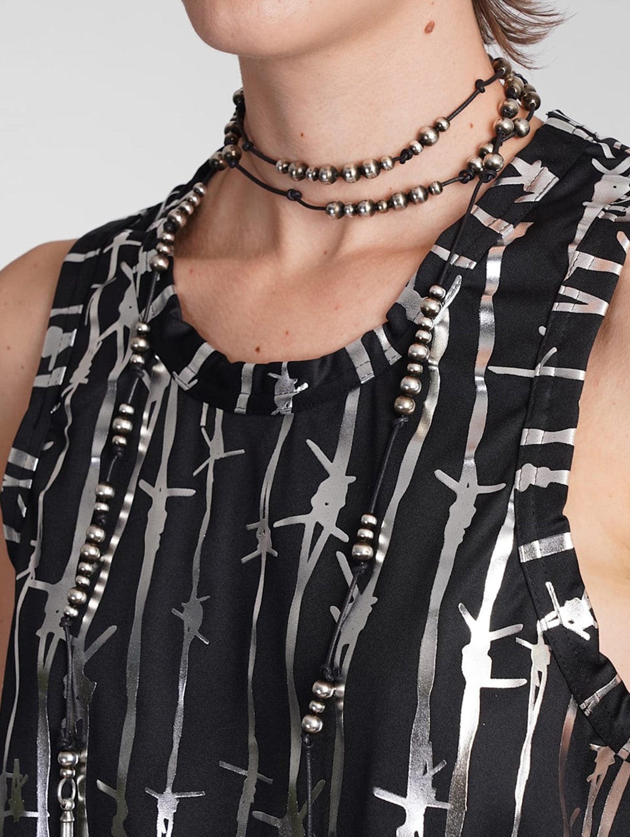 Comme Des Garçons Graphic Printed Top