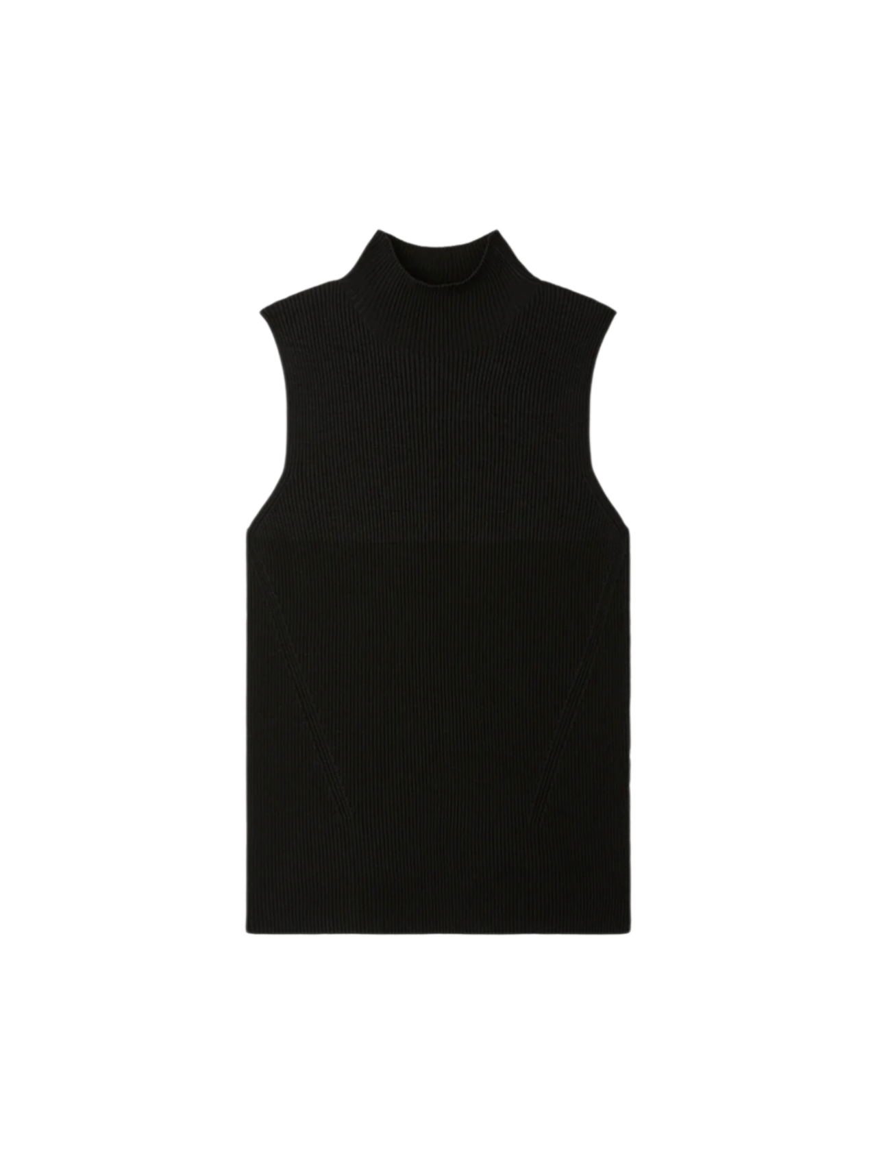 CFCL Black Portrait Sleeveless Top