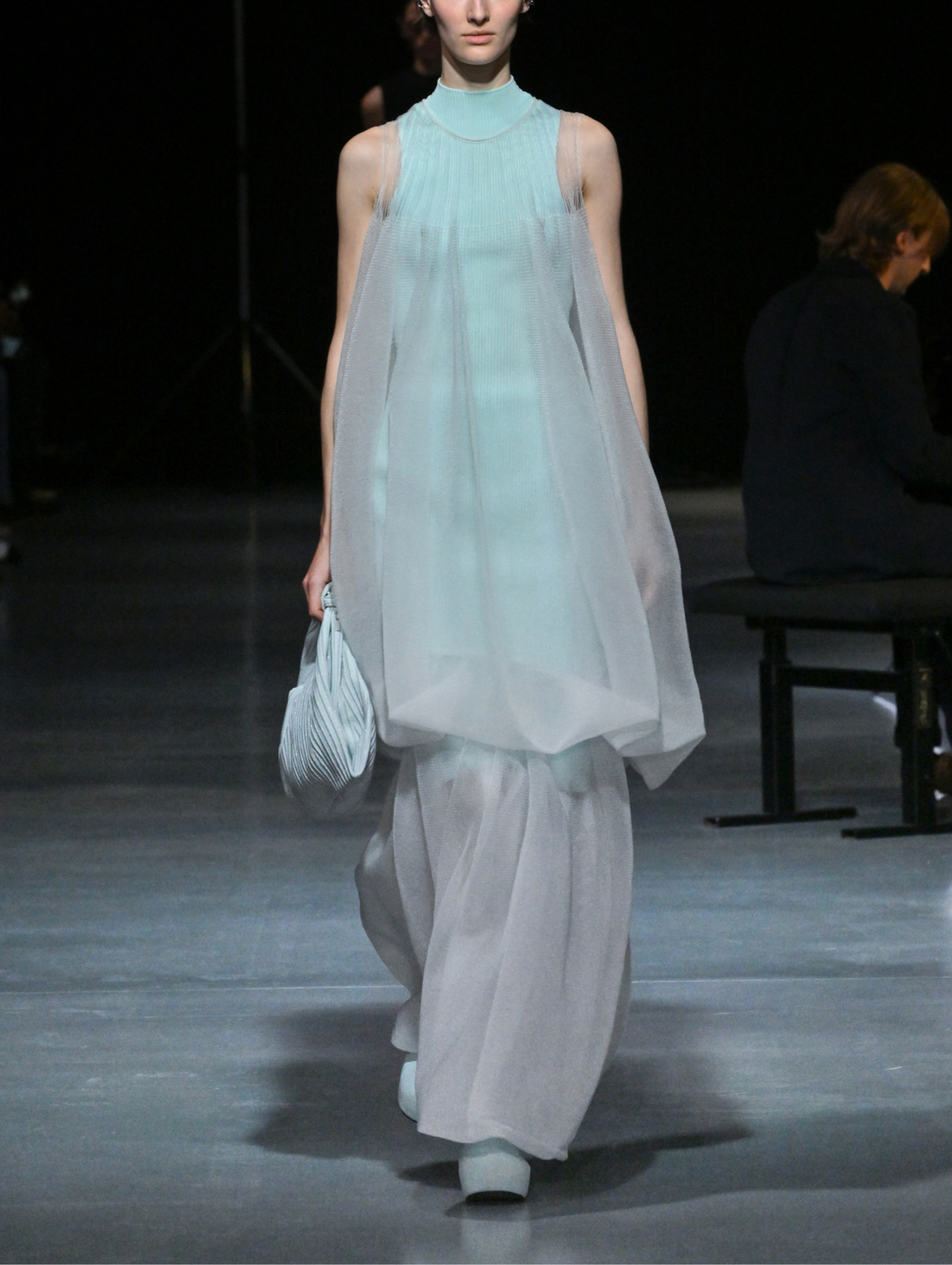 CFCL Clearly Aqua Portrait Sleeveless Top