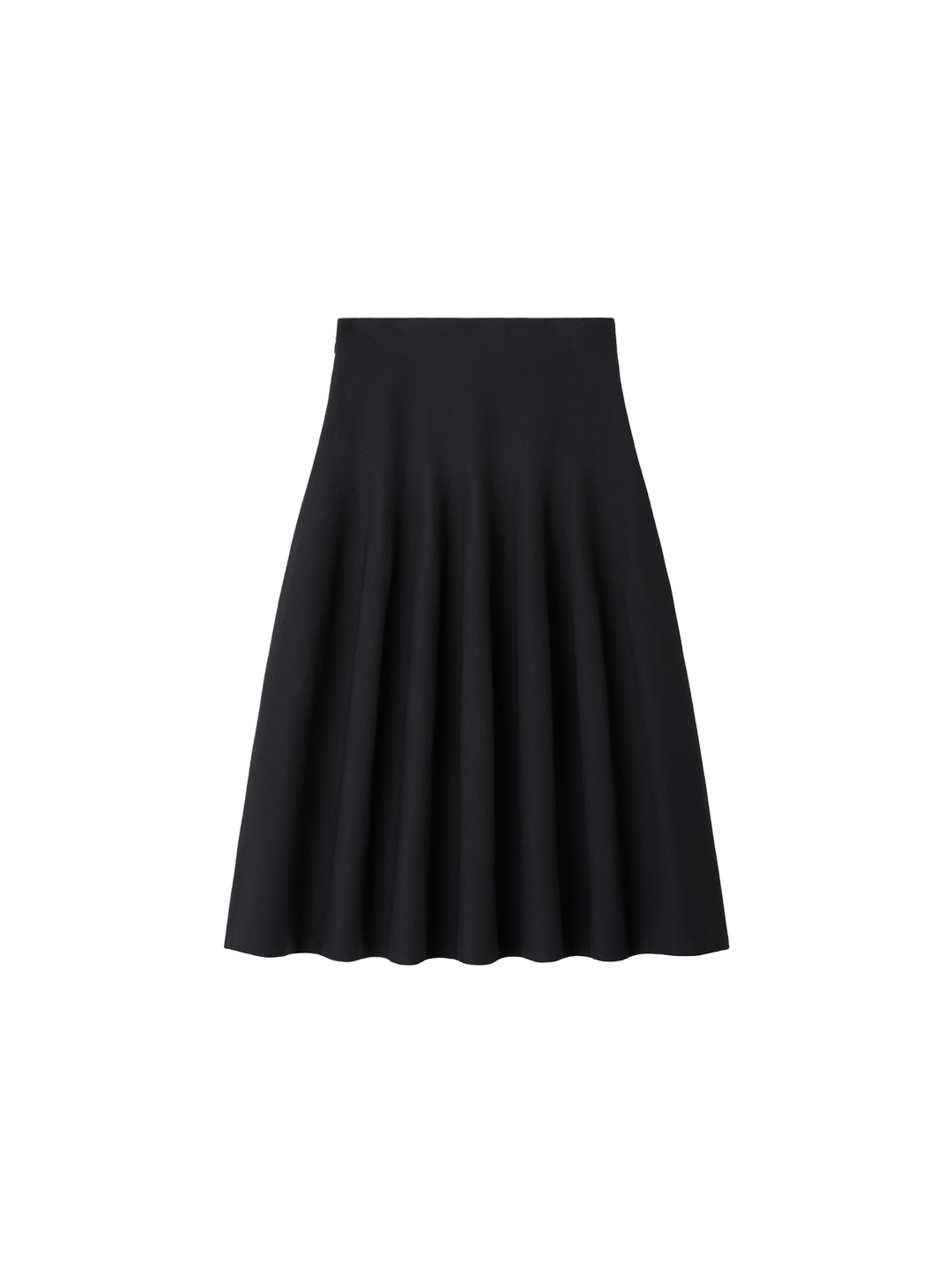 CFCL Black Milan Midi Flare Skirt