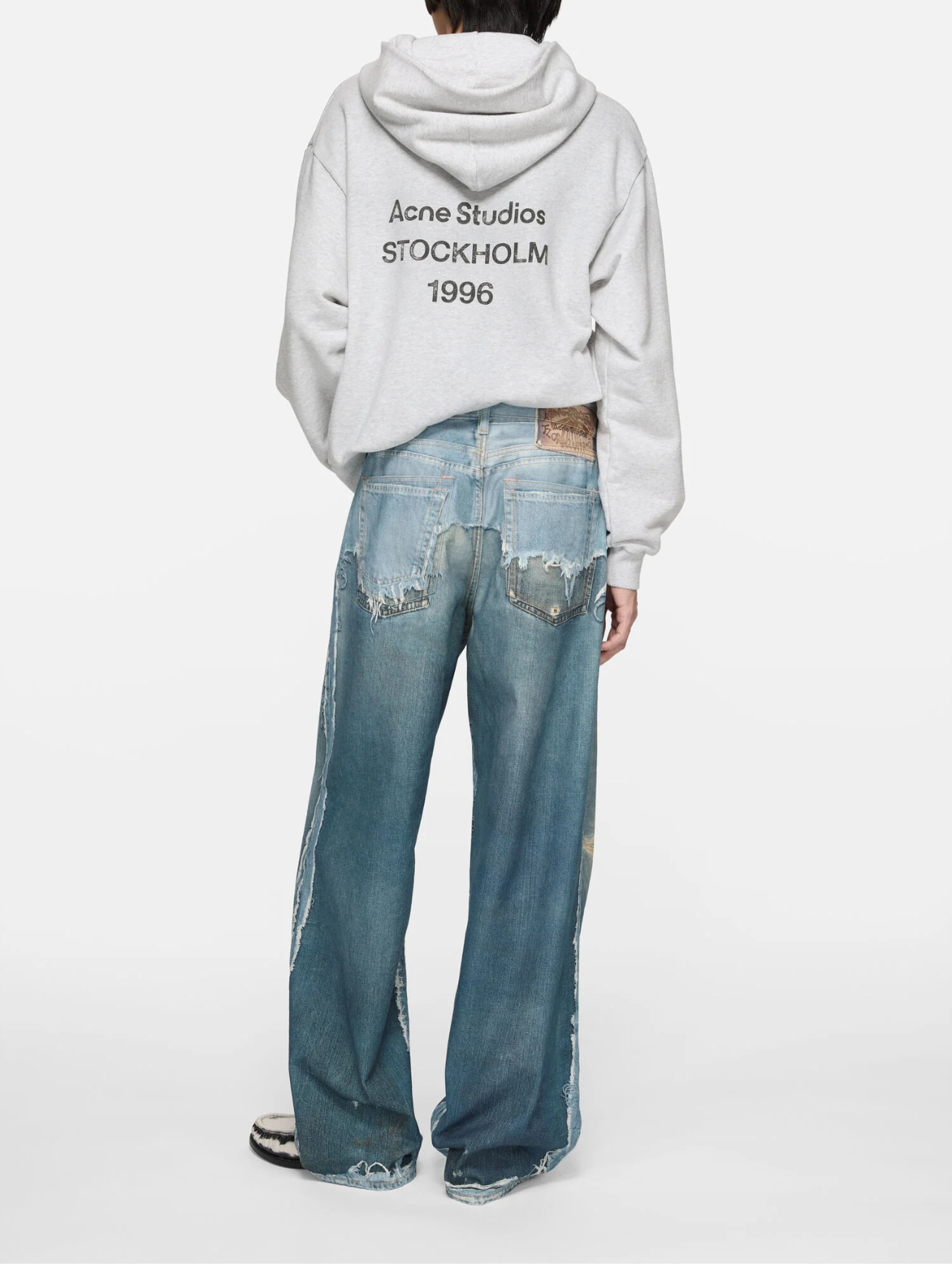 Acne Studios Mid Blue Trompe L'oeil Jeans 1981