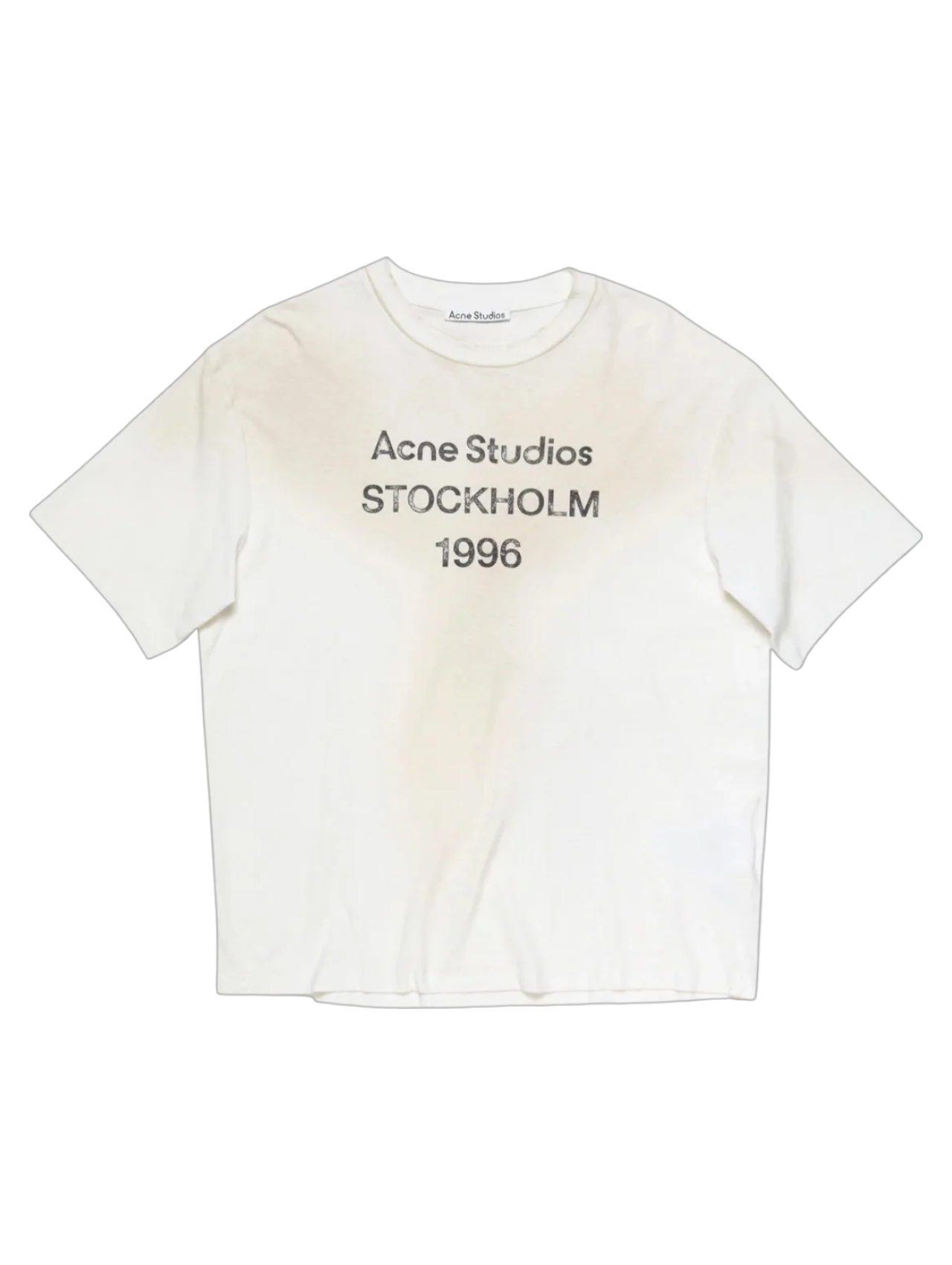 Acne Studios Dusty White Logo Tshirt