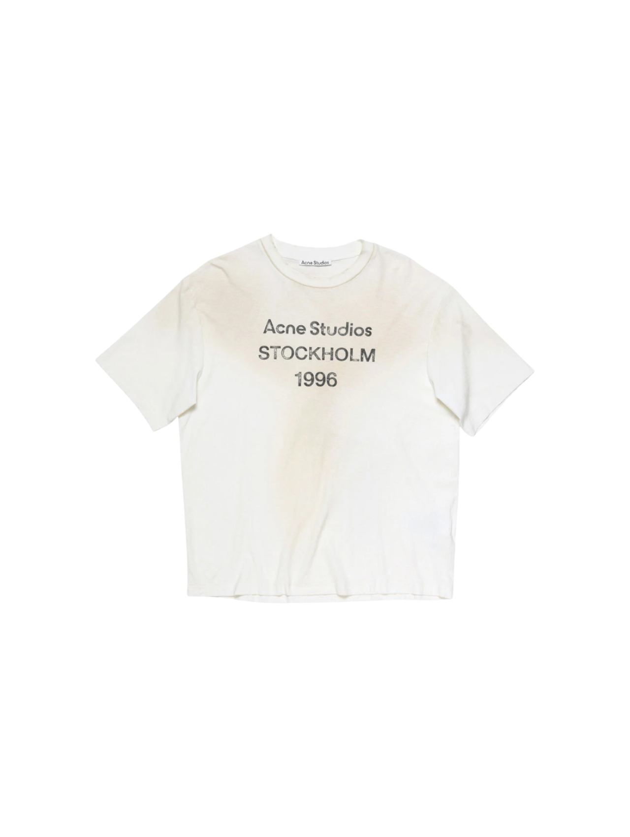 Acne Studios Dusty White Logo Tshirt