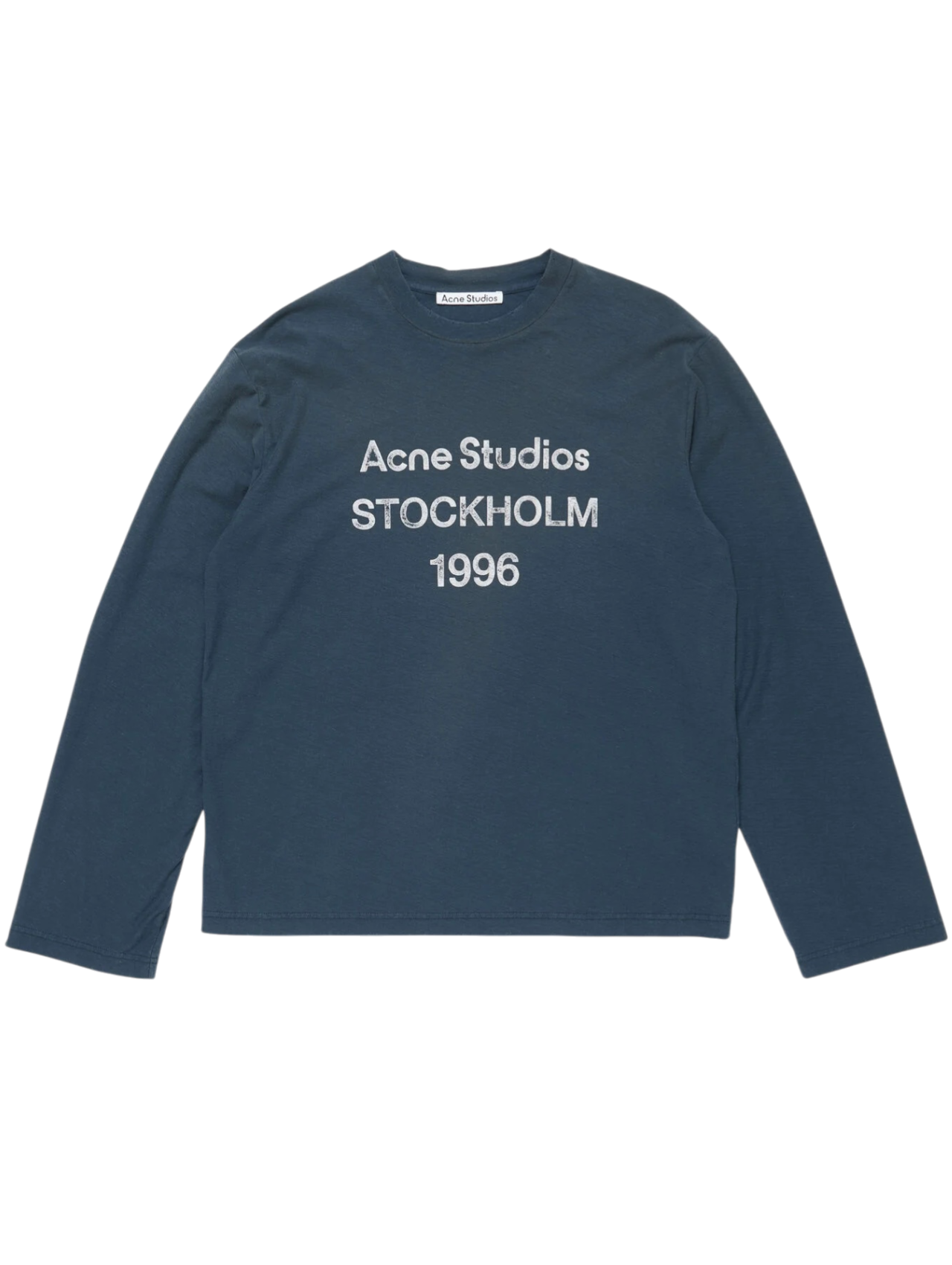 Acne Studios Deep Blue Long Sleeve T-Shirt
