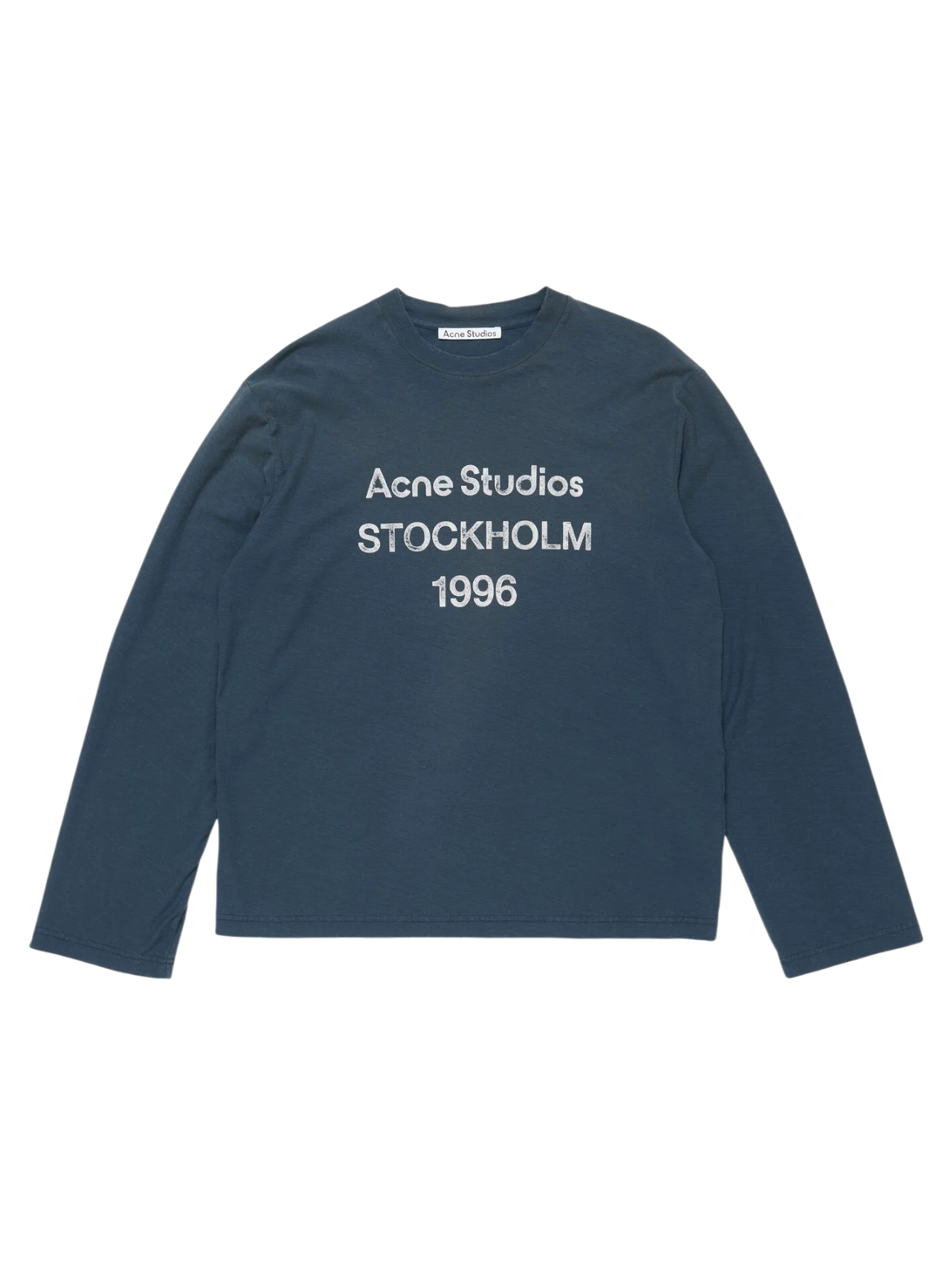 Acne Studios Deep Blue Long Sleeve T-Shirt