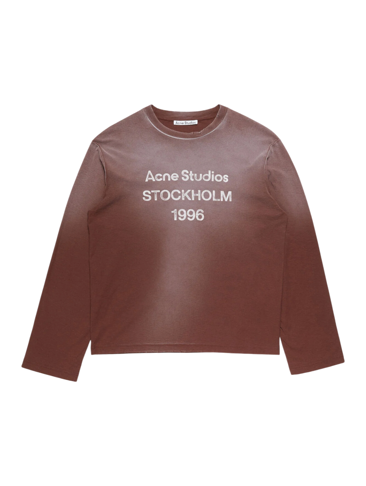 Acne Studios Chocolate Brown Long Sleeve T-Shirt