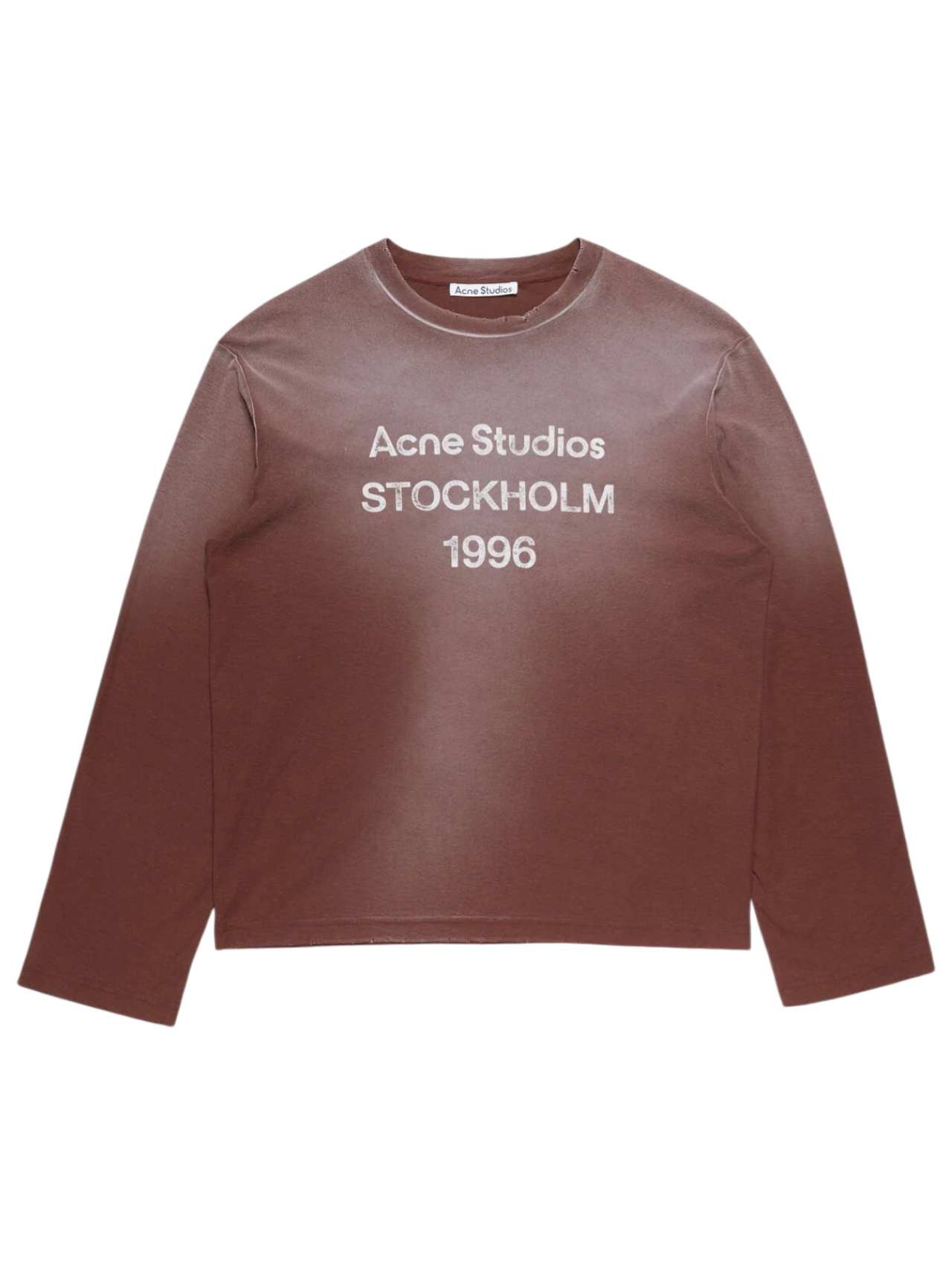 Acne Studios Chocolate Brown Long Sleeve T-Shirt