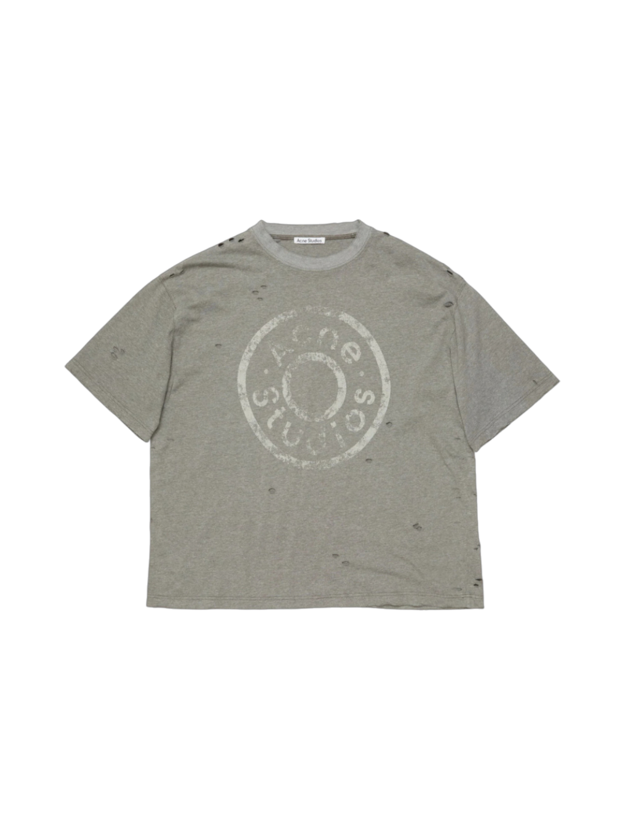 Acne Studios Moss Green Logo Tshirt