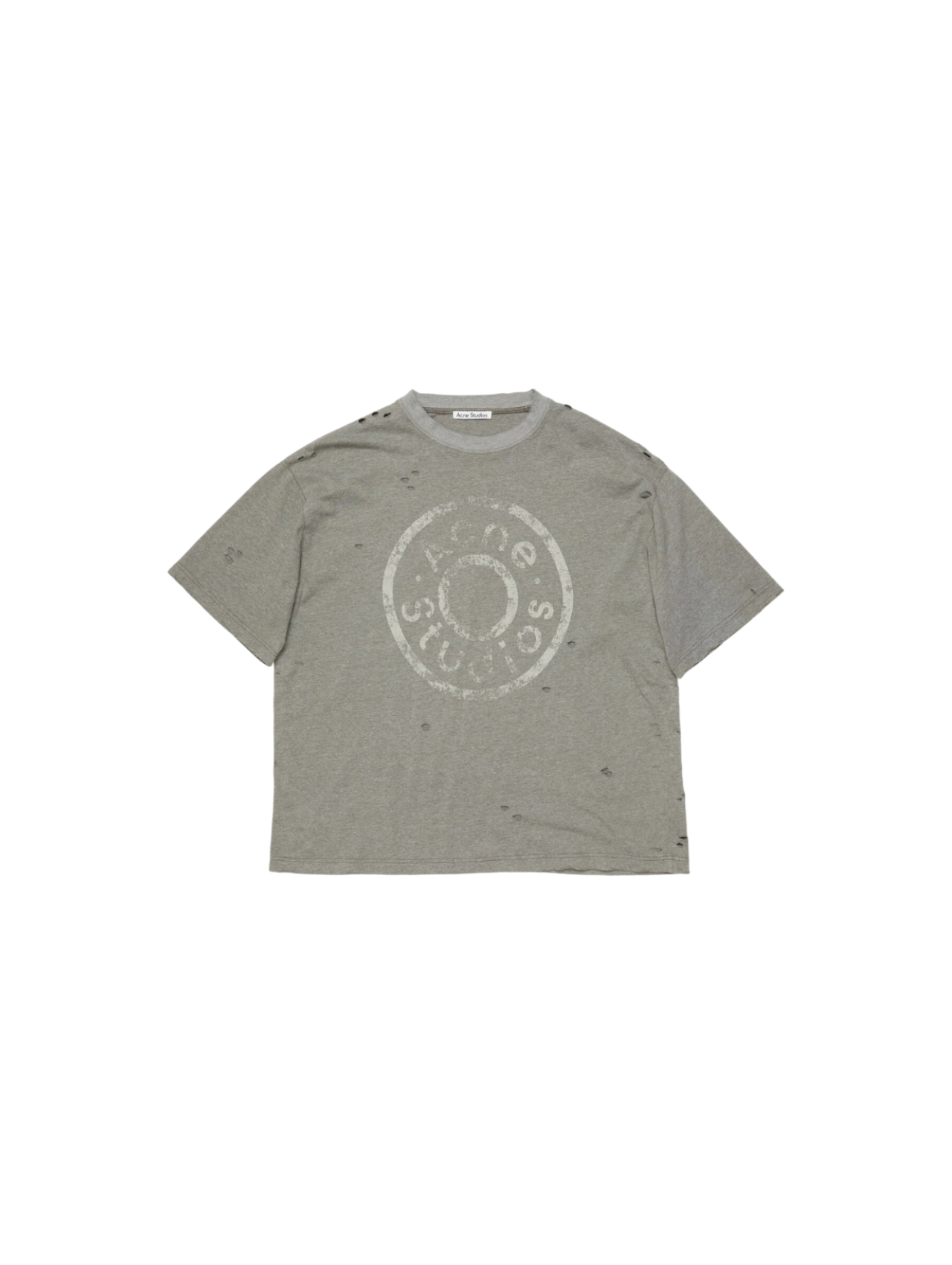 Acne Studios Moss Green Logo Tshirt