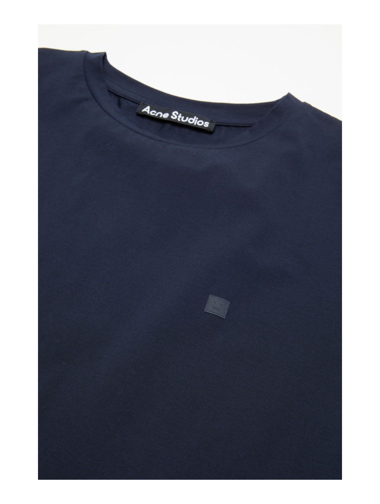 Acne Studios Navy Blue Regular Fit Tshirt